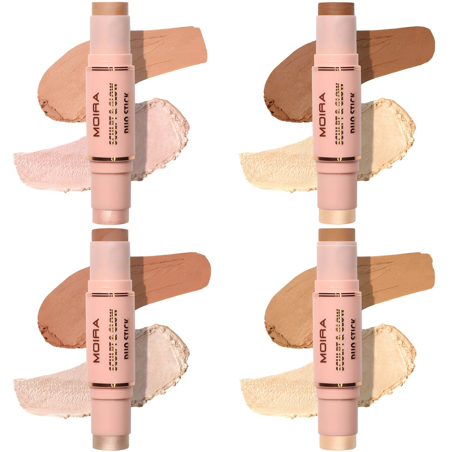 Dúo Stick Sculpt & Glow Moira Beauty | Cosméticos al por Mayor