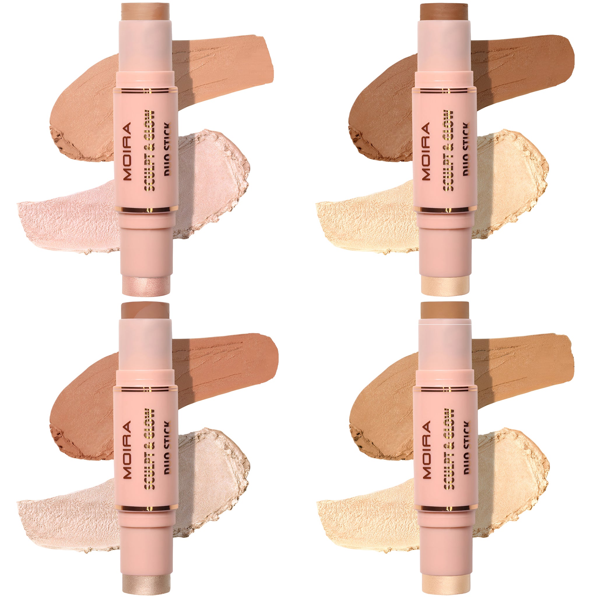 Dúo Stick Sculpt & Glow Moira Beauty | Cosméticos al por Mayor