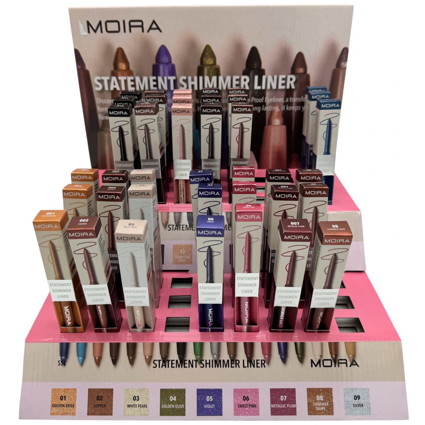 Delineador Statement Shimmer Moira Beauty | Cosméticos al por Mayor