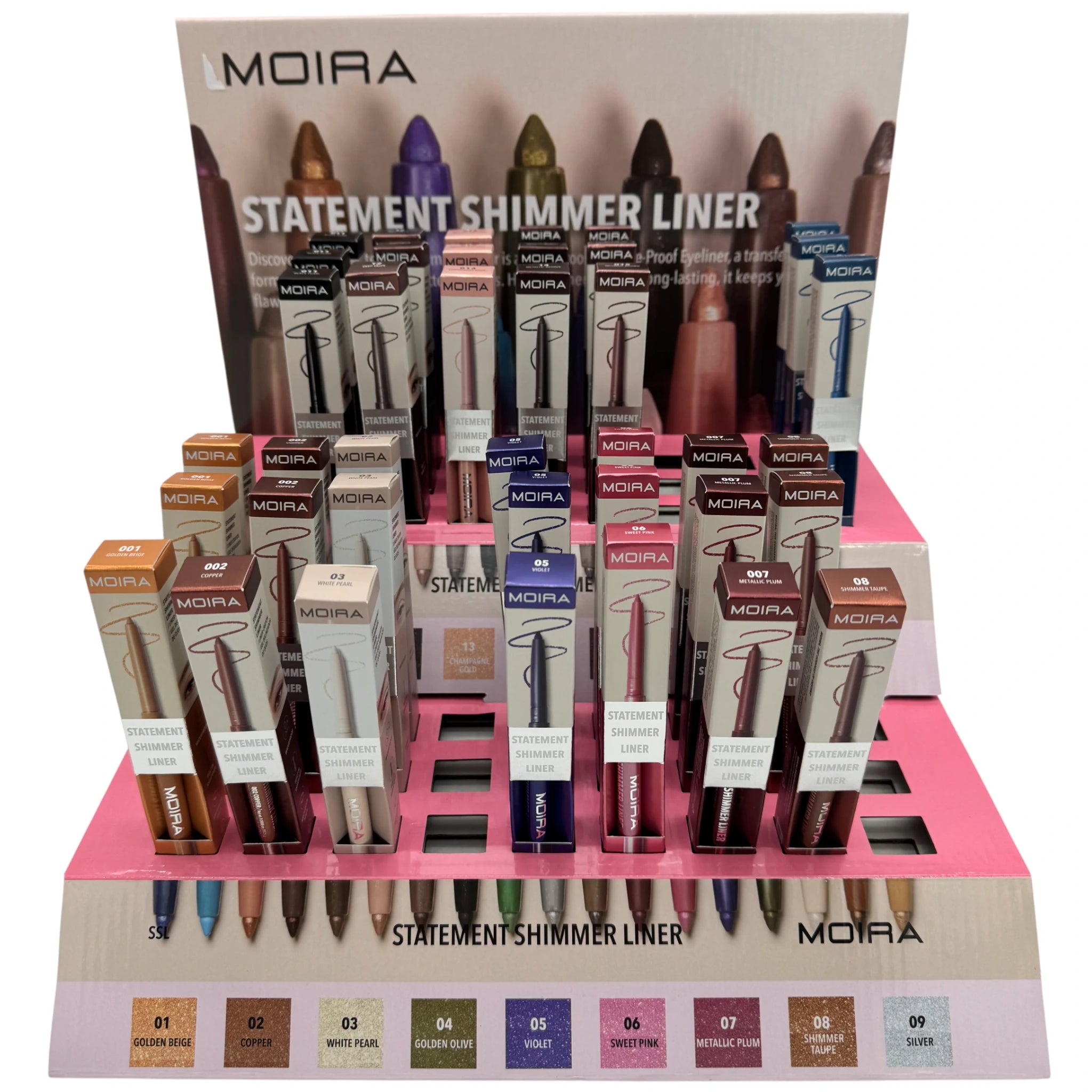Delineador Statement Shimmer Moira Beauty | Cosméticos al por Mayor