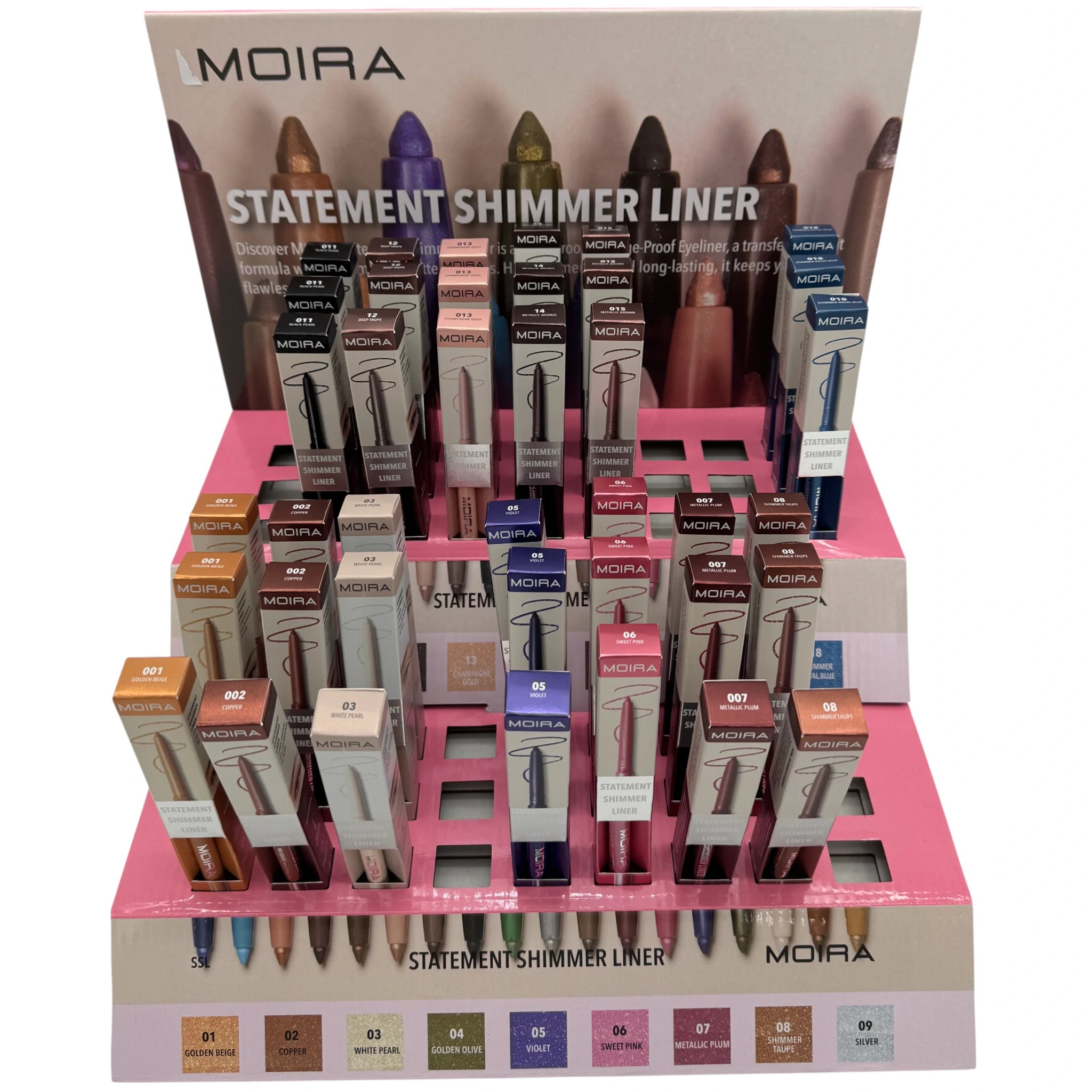 Delineador Statement Shimmer Moira Beauty | Cosméticos al por Mayor