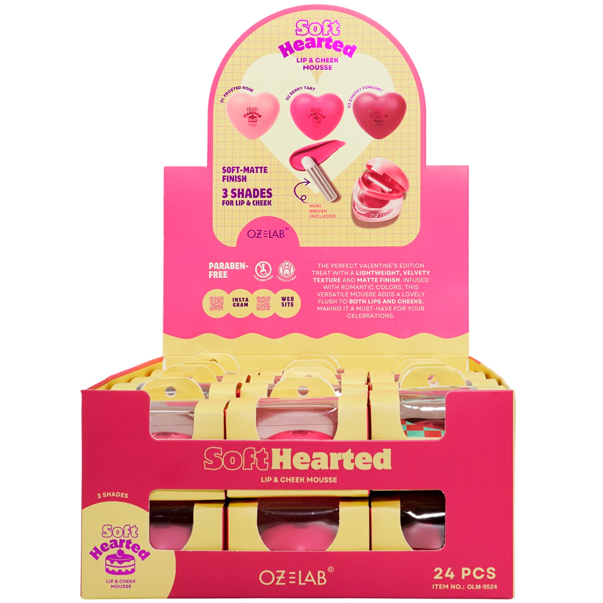 Mousse para Labios y Mejillas Oz Lab | Cosméticos al por Mayor