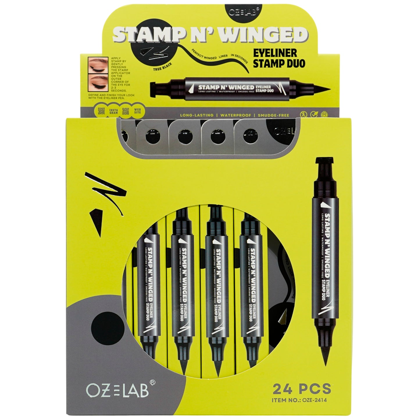 Dúo de Delineadores de Ojos Stamp N' Winged | Cosméticos al por Mayor