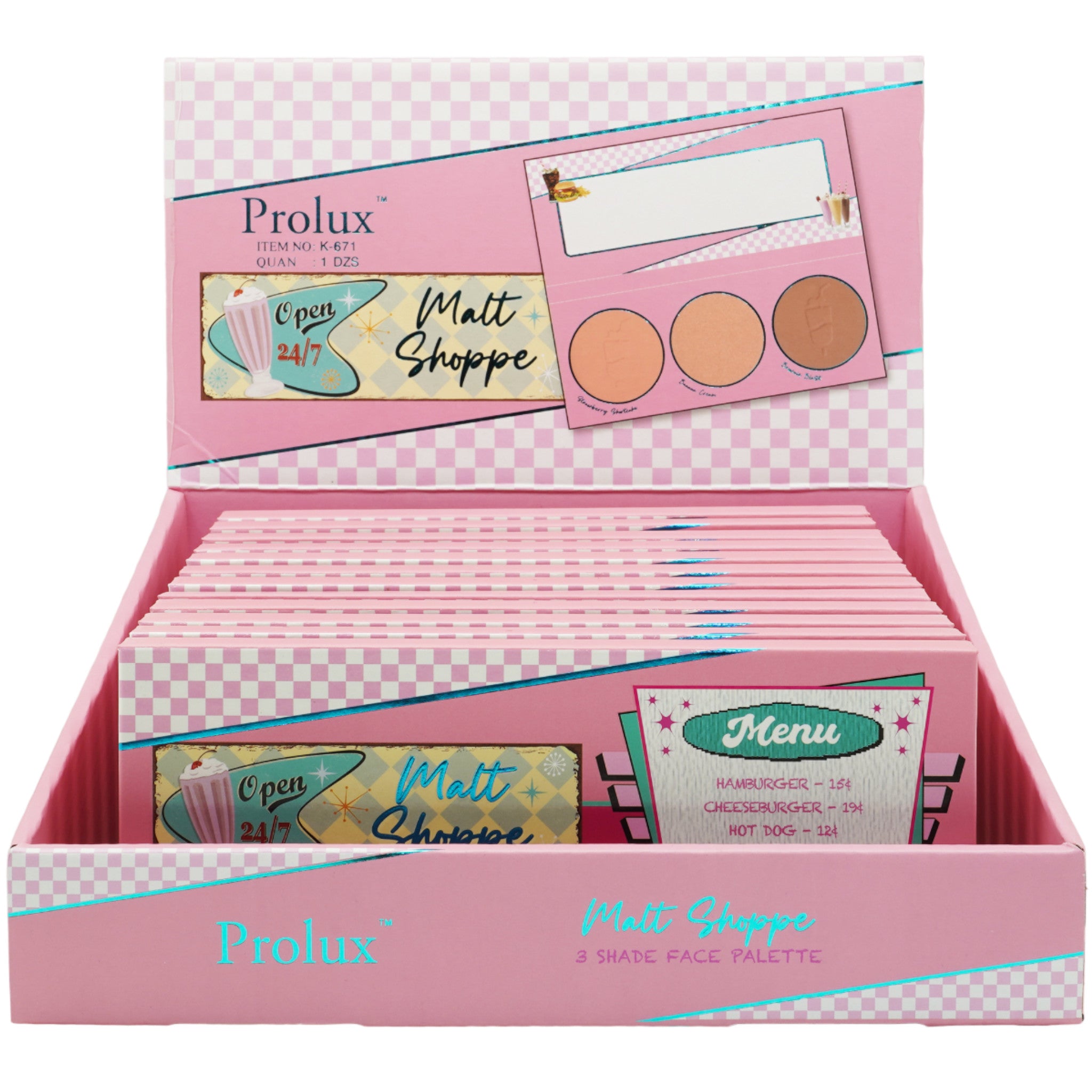 Paleta Facial Malt Shope - Prolux | Cosméticos al por Mayor