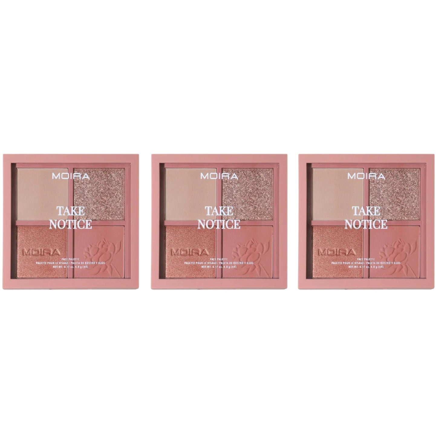 Paleta Facial Rubor Iluminador Moira Beauty | Cosméticos al por Mayor