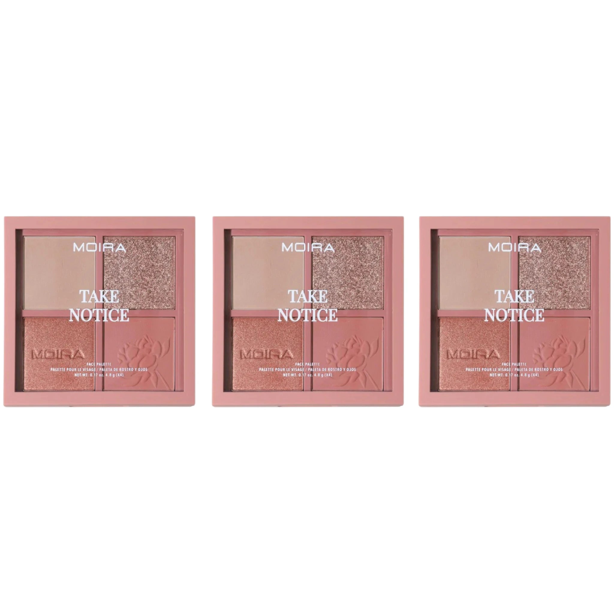 Paleta Facial Rubor Iluminador Moira Beauty | Cosméticos al por Mayor