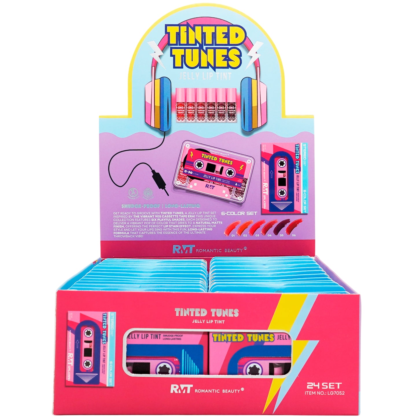 Sets Tinte Labial Tinted Tunes Romantic Beauty | Cosméticos al por Mayor