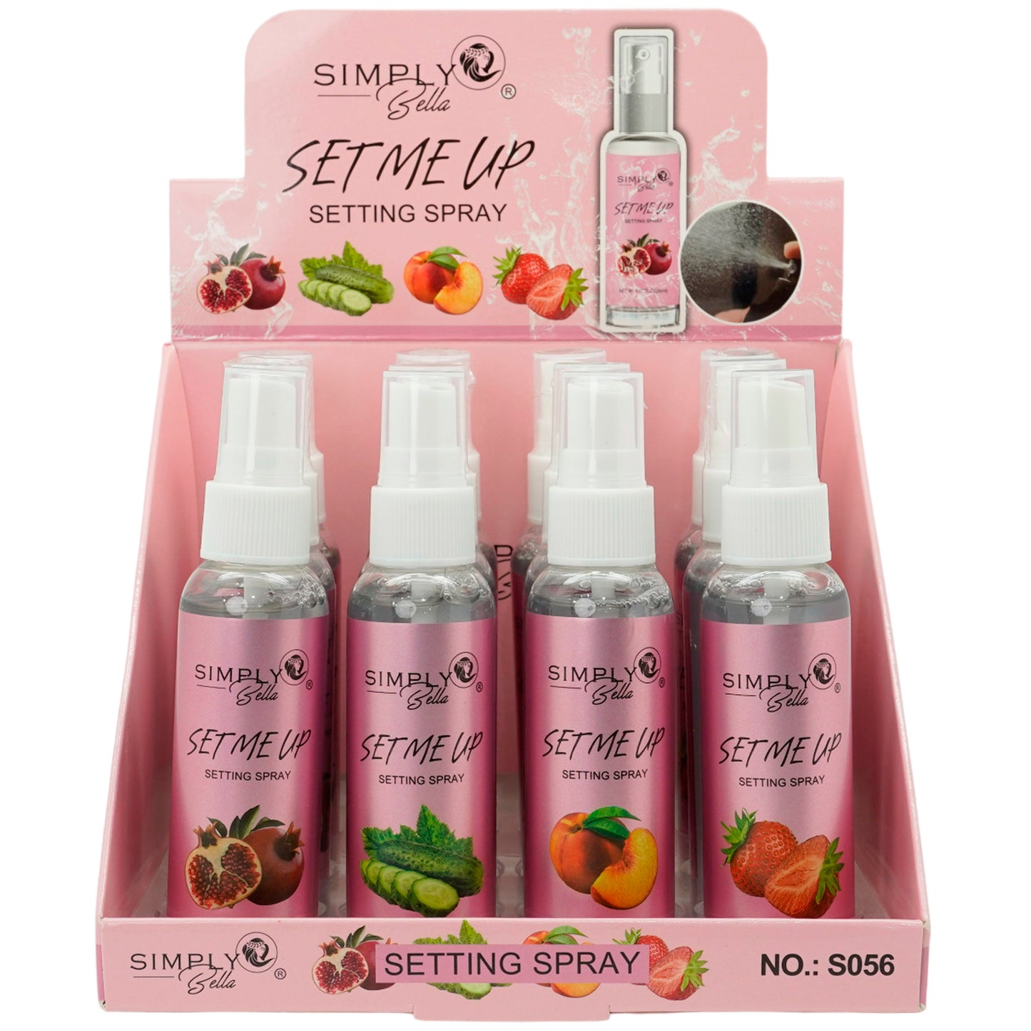 Spray Fijador Set Me Up - Simply Bella | Cosméticos al por Mayor