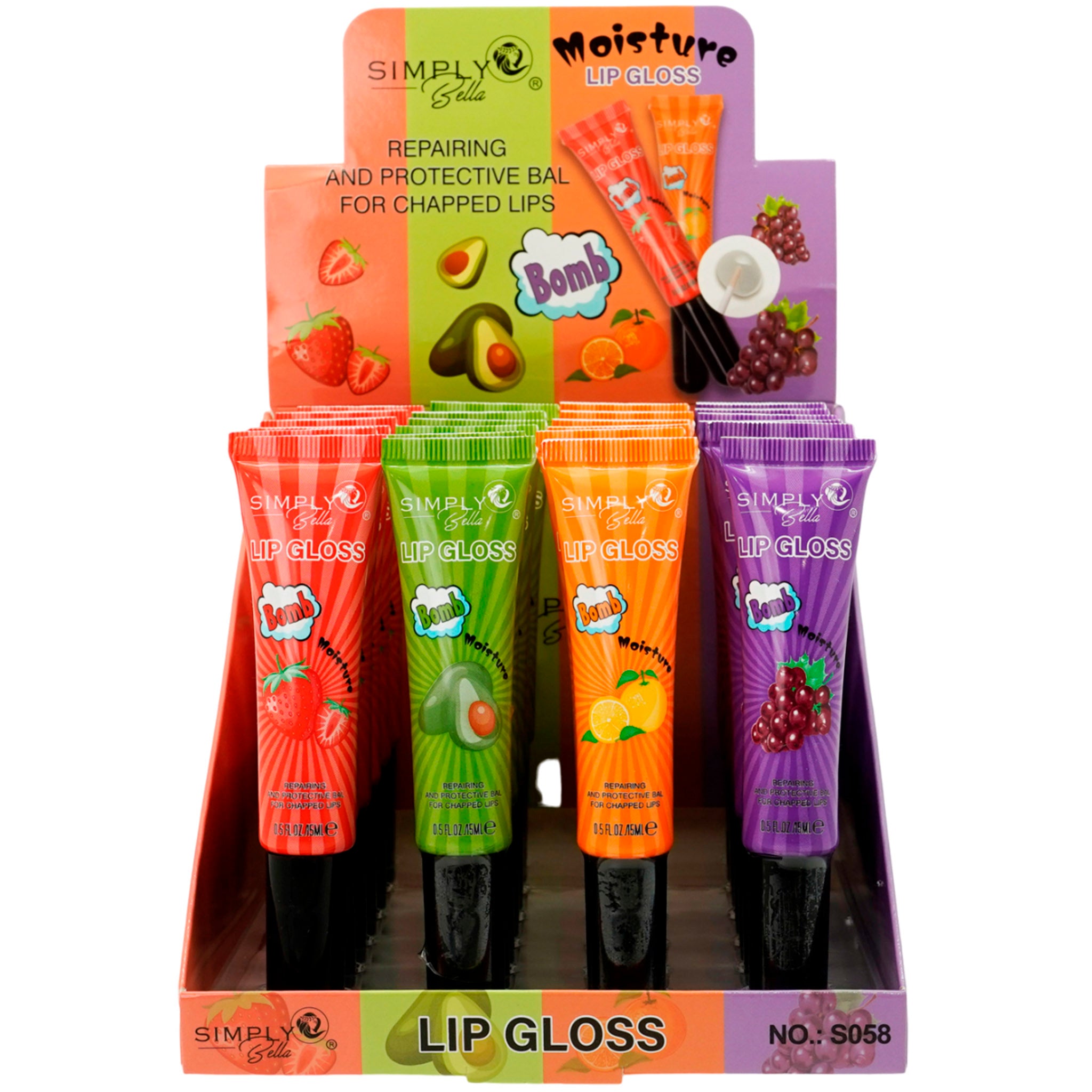 Brillo Labial Hidratante Bomb - Simply Bella | Cosméticos al por Mayor