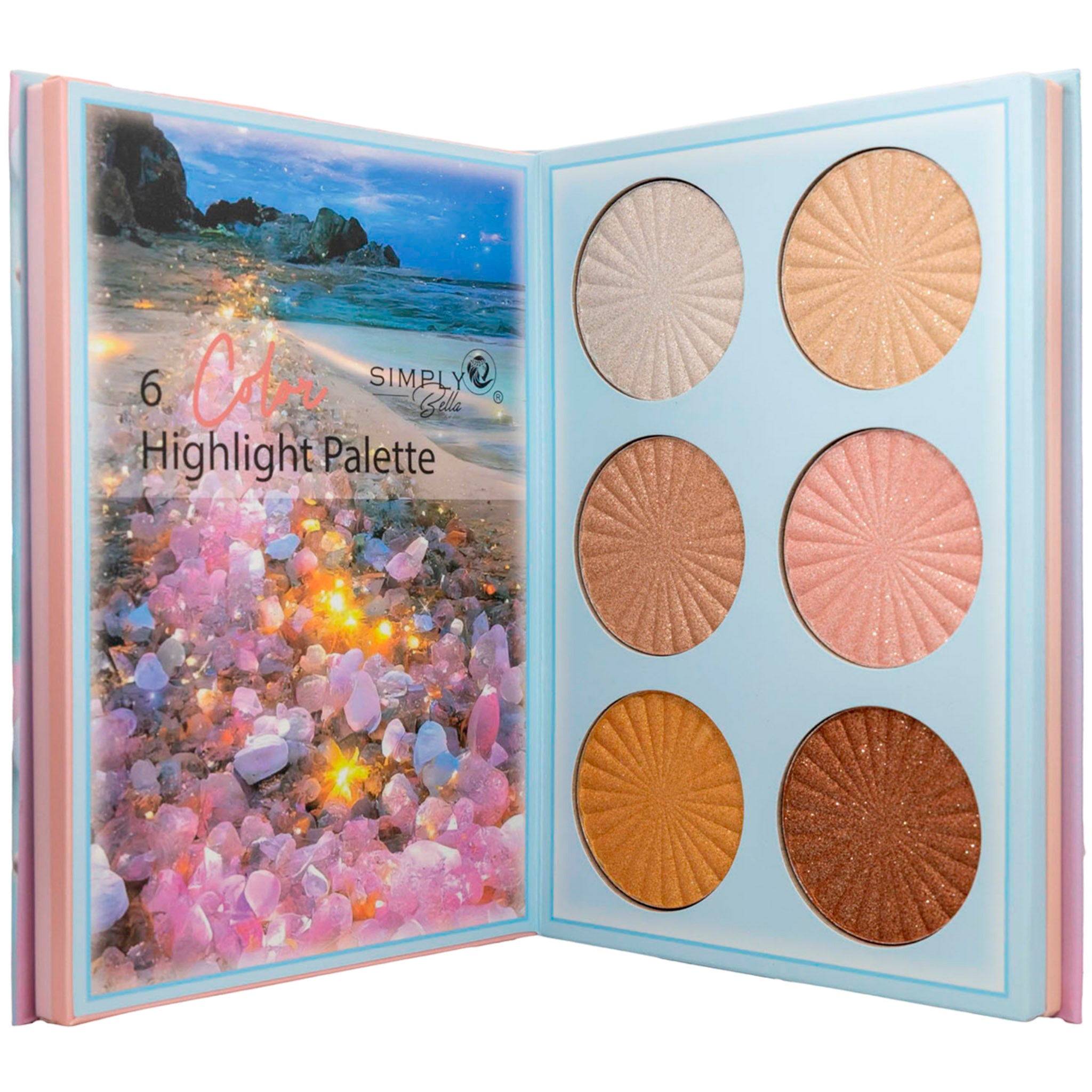 Paleta Coquette Book - Simply Bella | Cosméticos al por Mayor