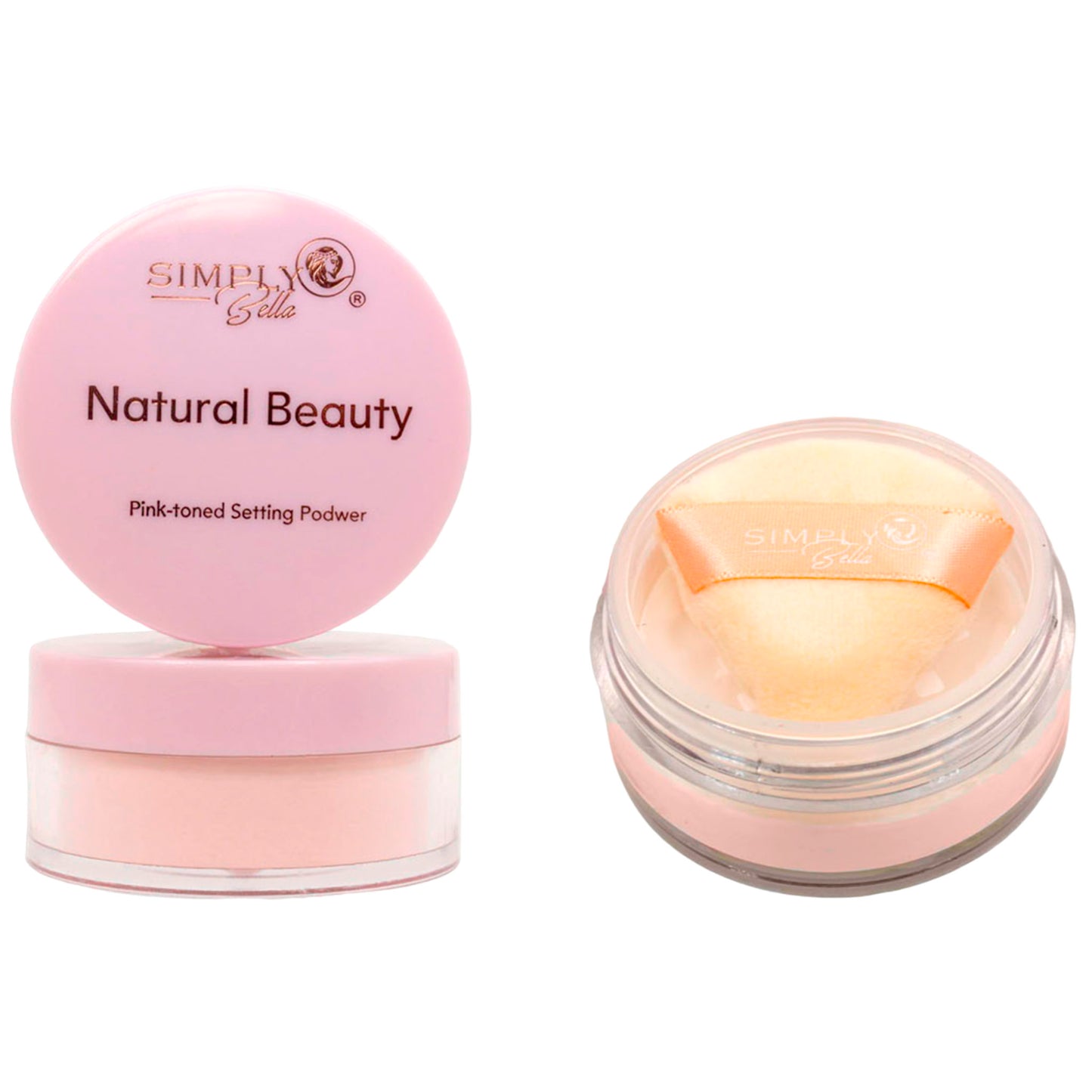 Polvo Fijador Rosa Natural - Simply Bella | Cosméticos al por Mayor