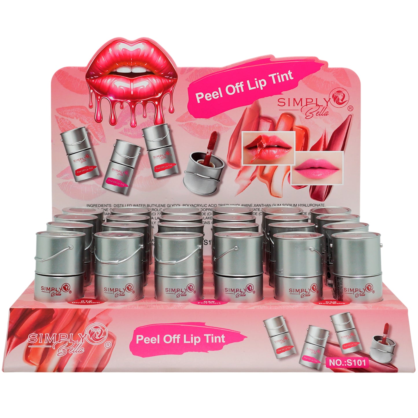 Tinte de Labios Peel Off - Simply Bella | Cosméticos al por Mayor