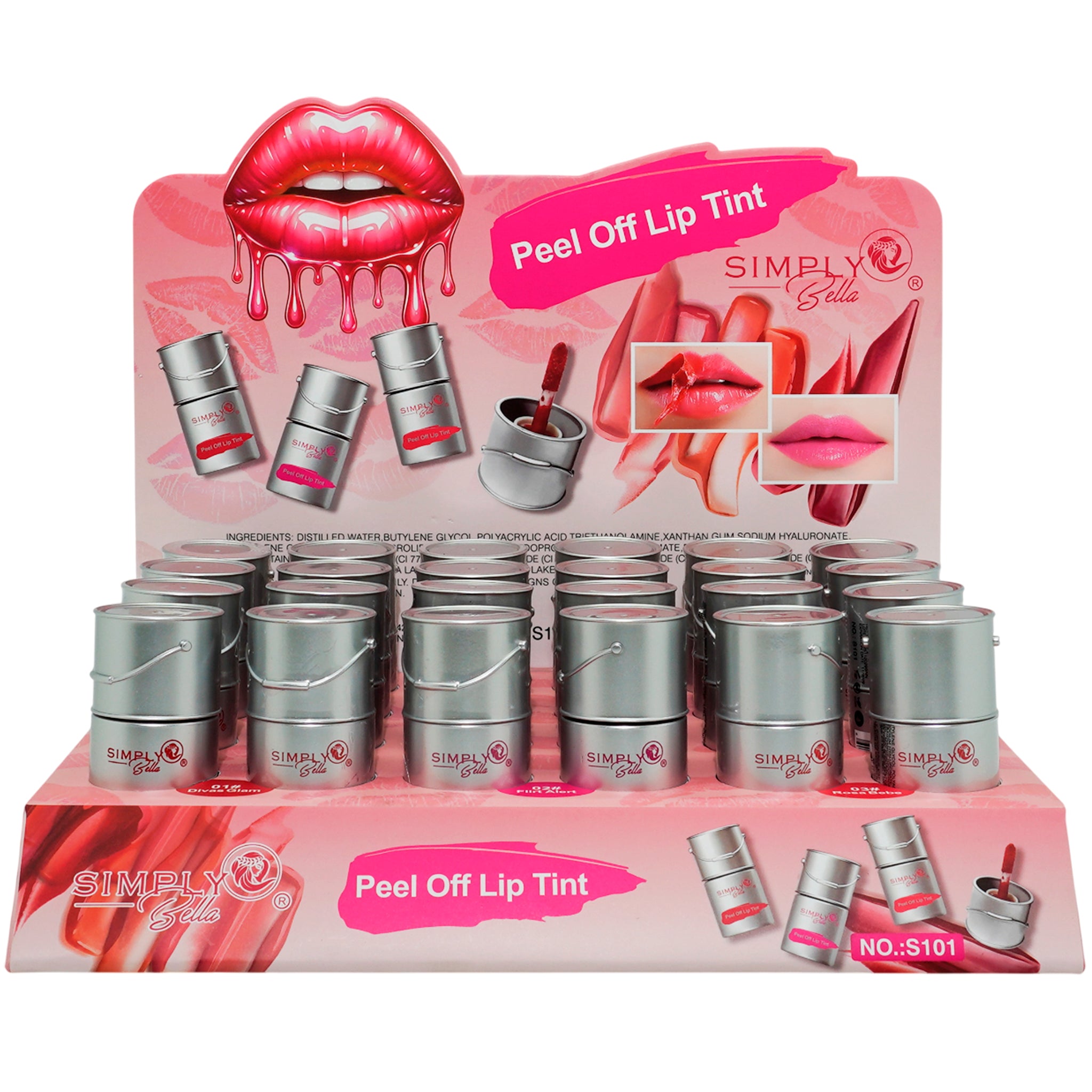 Tinte de Labios Peel Off - Simply Bella | Cosméticos al por Mayor