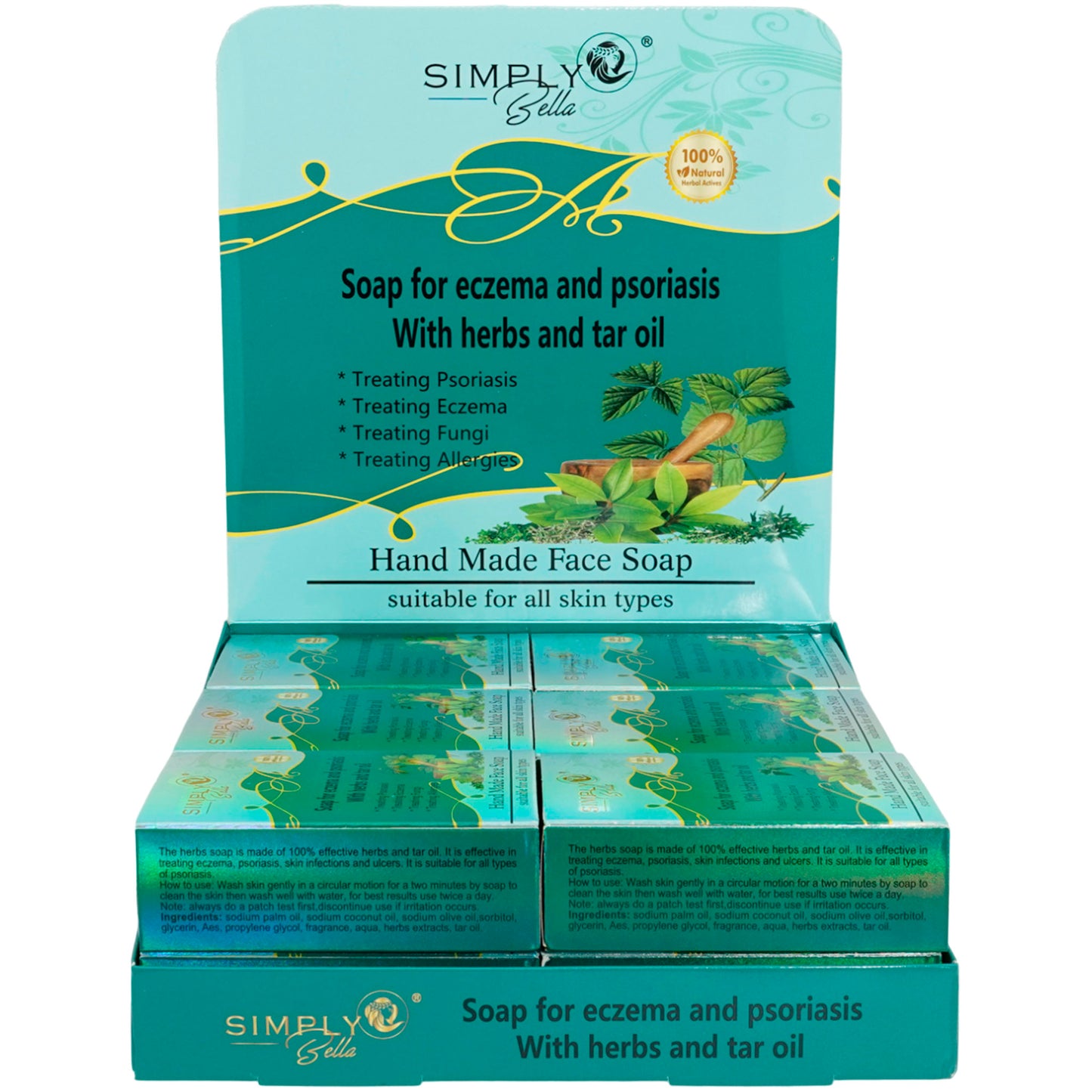 Jabón para Eczema y Psoriasis - Simply Bella | Cosméticos al por Mayor