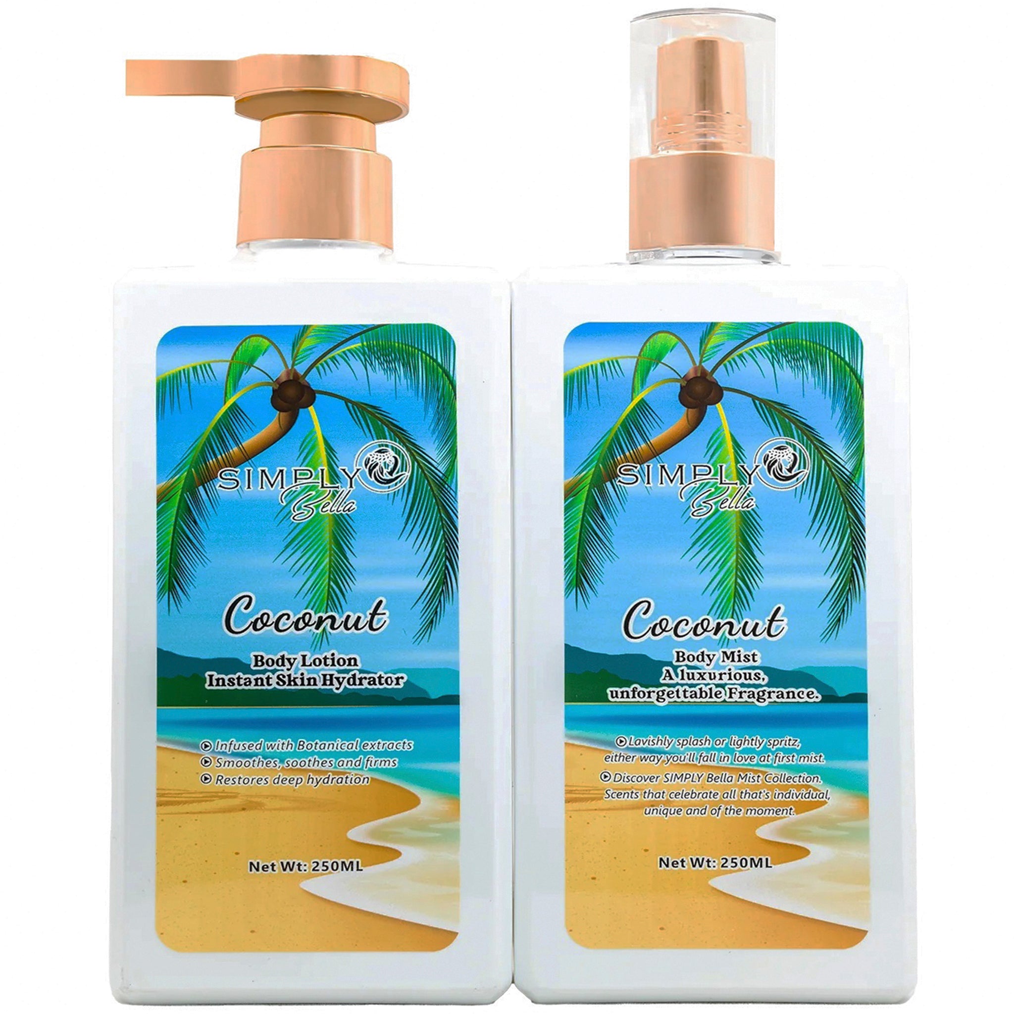 Loción Corporal + Mist Corporal Simply Bella | Cosméticos al por Mayor