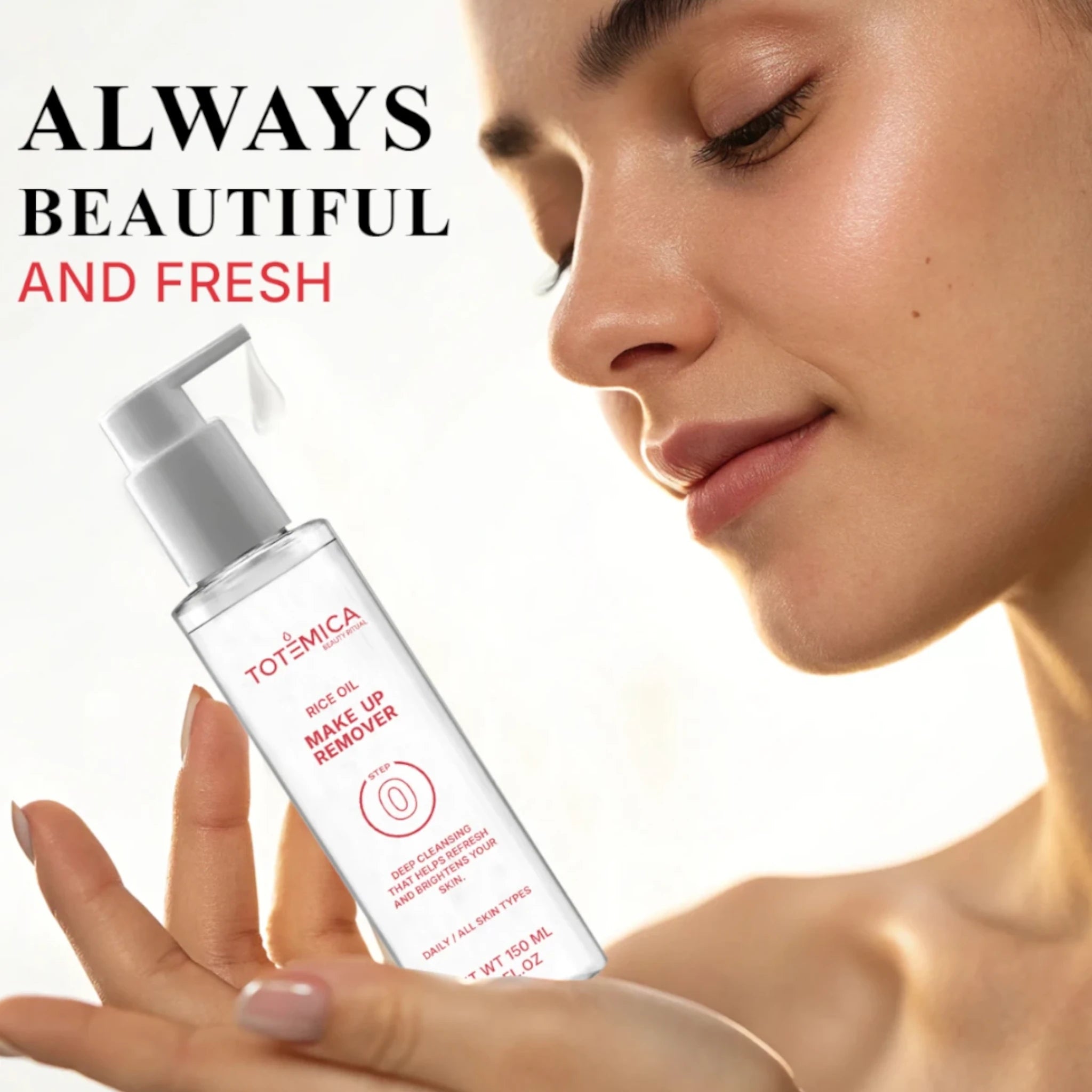 Desmaquillante de Aceite de Arroz - Totemica | Cosméticos al por Mayor