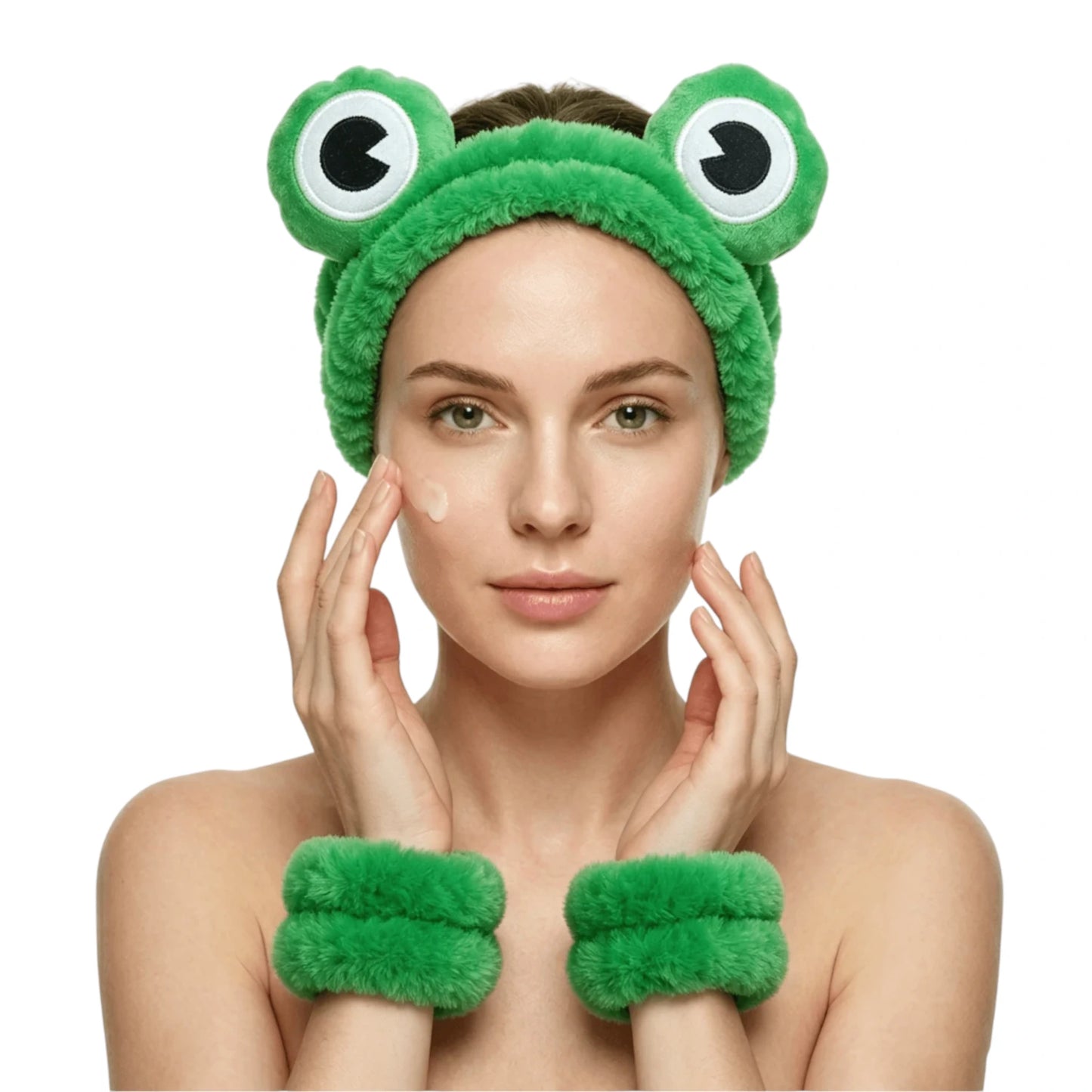 Spa Diadema y Muñequera Froggy Totemica | Cosméticos al por mayor