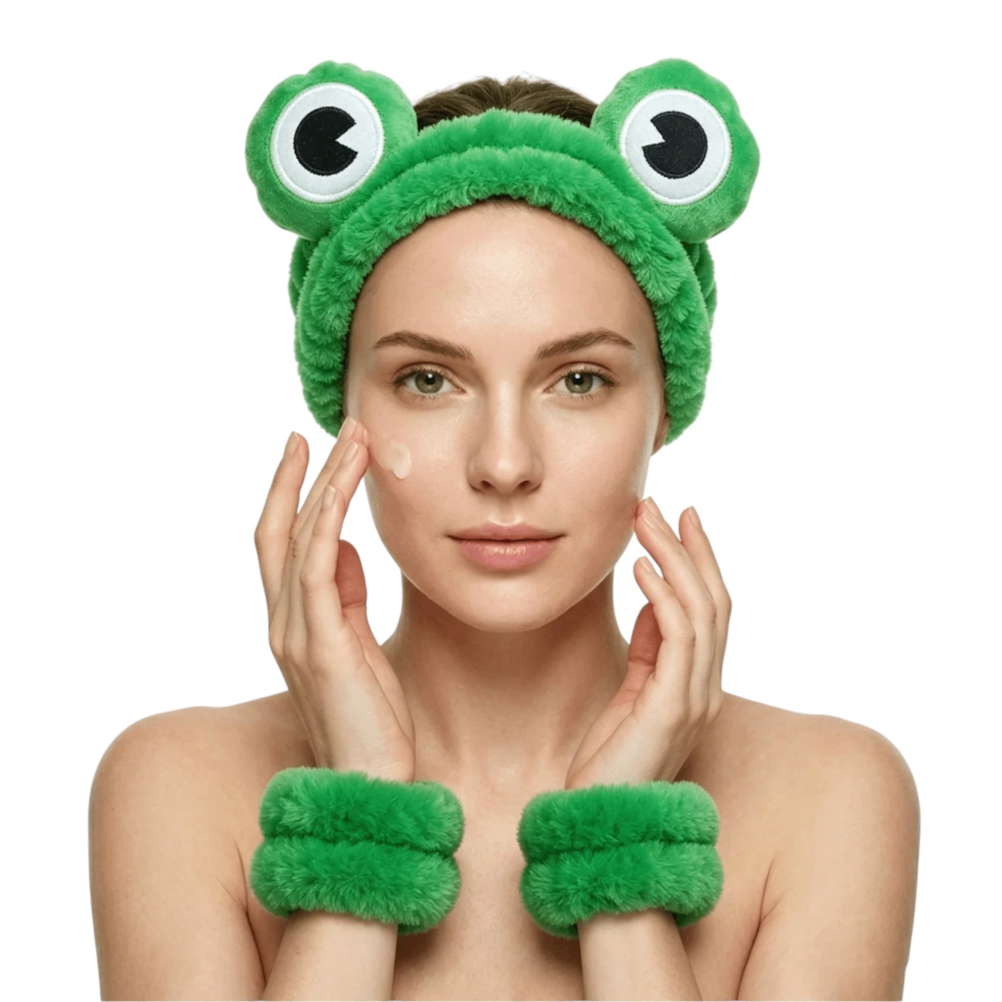 Spa Diadema y Muñequera Froggy Totemica | Cosméticos al por mayor