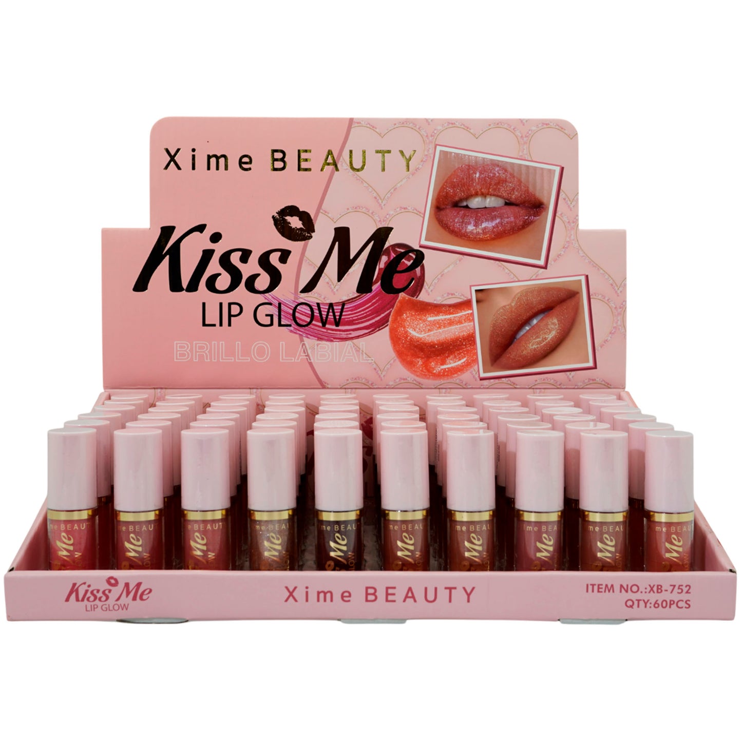 Brillo de Labios Kiss Me Xime Beauty | Cosméticos al por Mayor