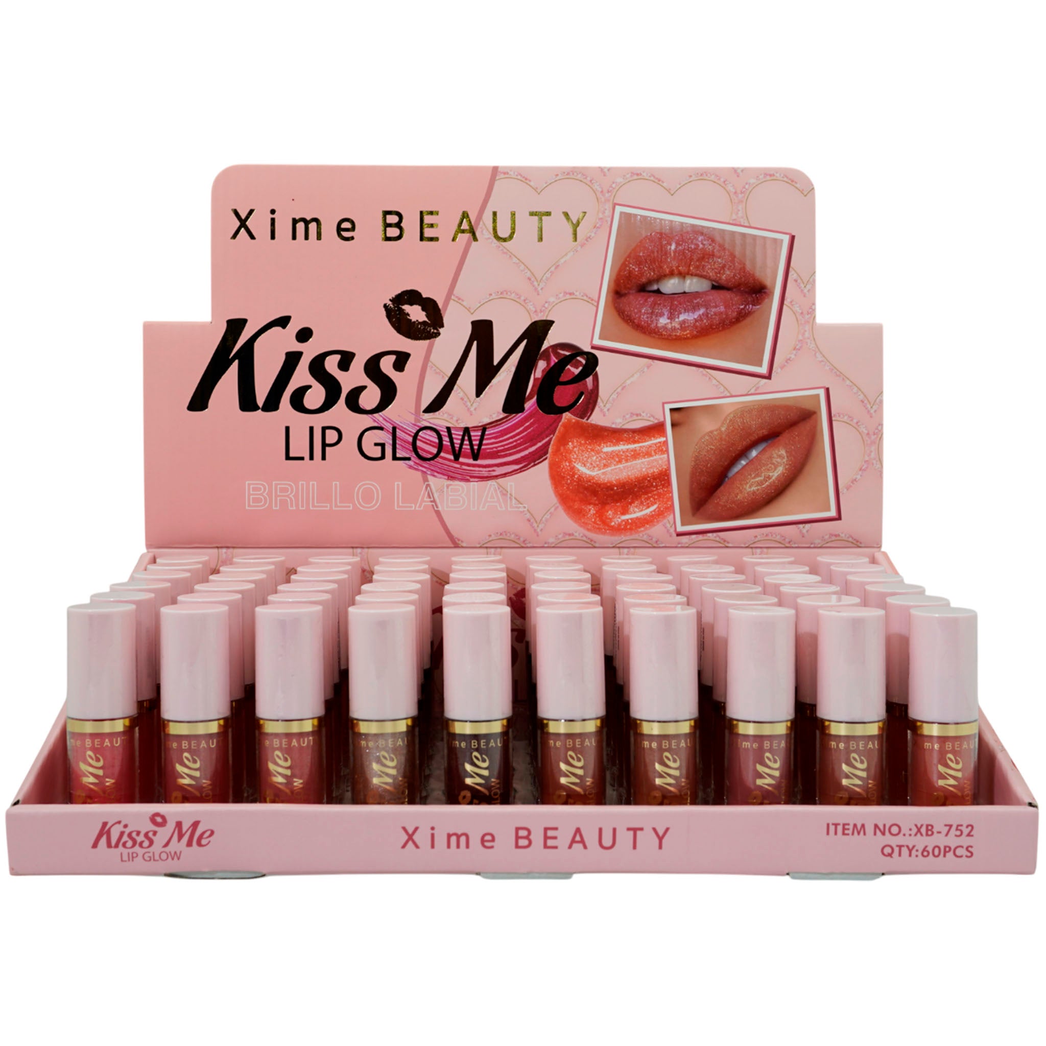 Brillo de Labios Kiss Me Xime Beauty | Cosméticos al por Mayor