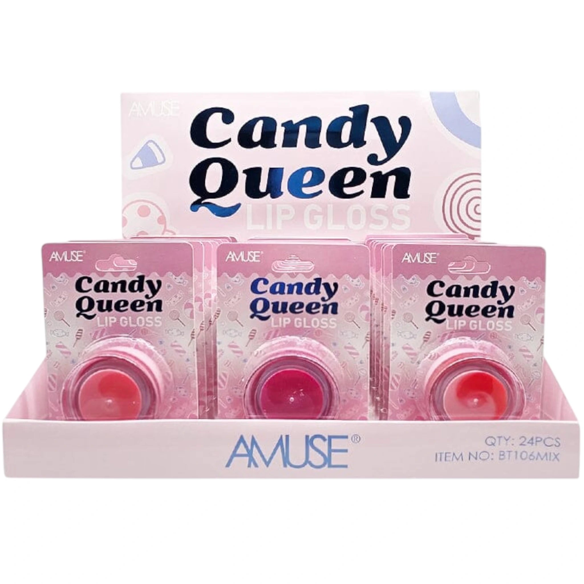 Brillo Labial Candy Queen - Amuse | Cosméticos al por Mayor