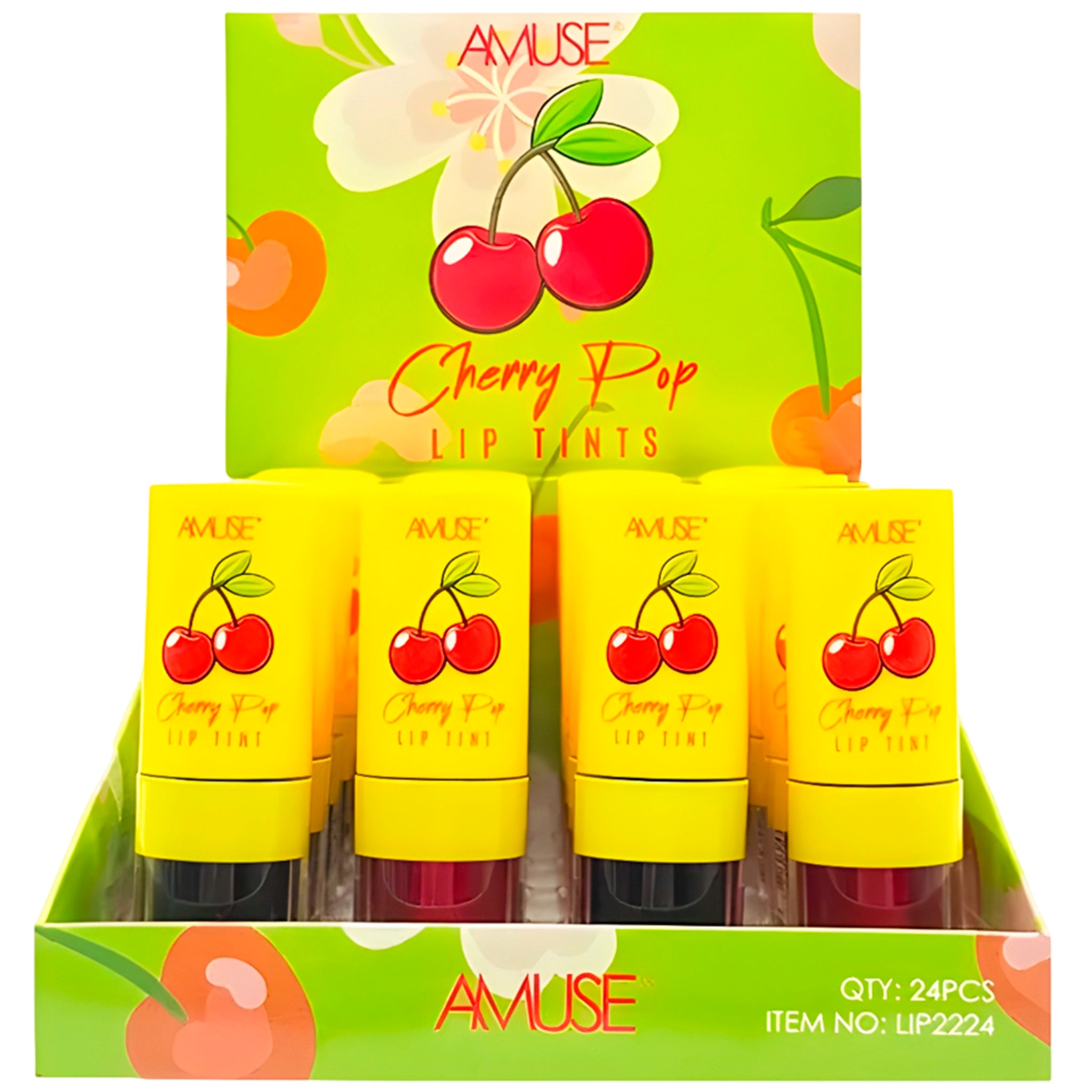 Tinte Labial Cherry Pop - Amuse  | Cosméticos al por Mayor