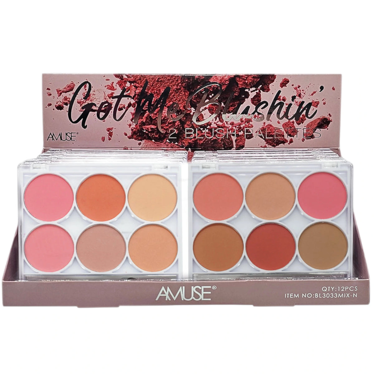 Paletas de Rubor Got Me Blushin - Amuse | Cosméticos al por Mayor