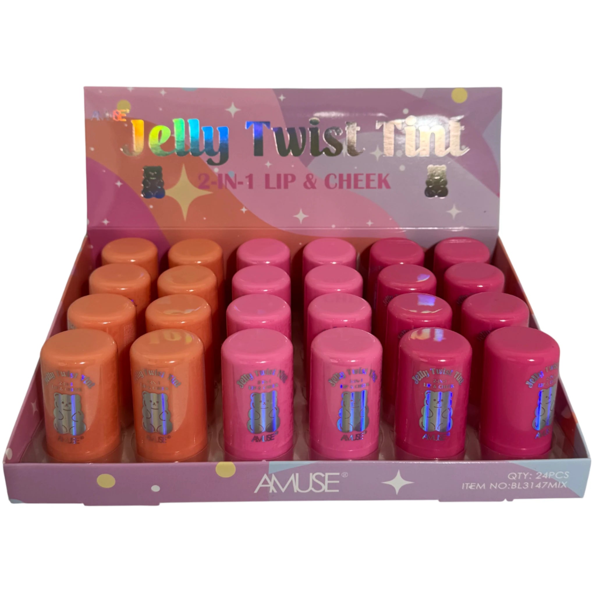Tinte de Labios y Mejillas Jelly Twist Amuse | Cosméticos al por Mayor