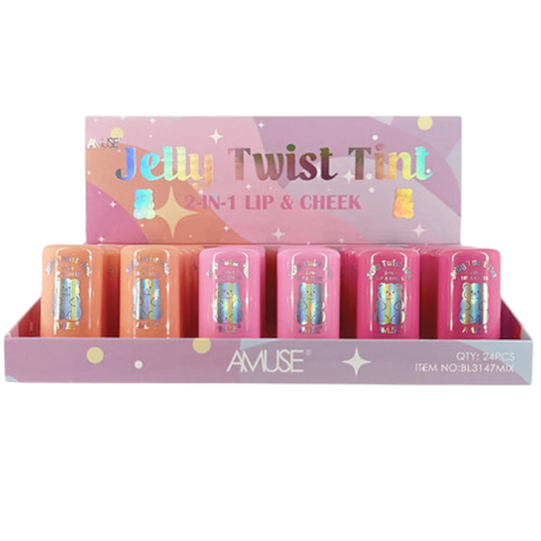 Tinte de Labios y Mejillas Jelly Twist Amuse | Cosméticos al por Mayor