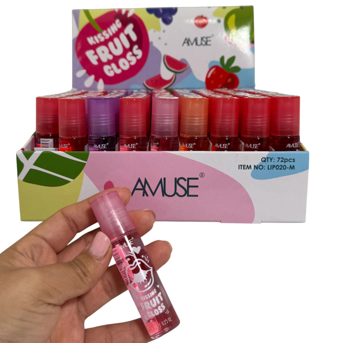 Brillo Labial Kissing Fruit Amuse | Cosméticos al por Mayor