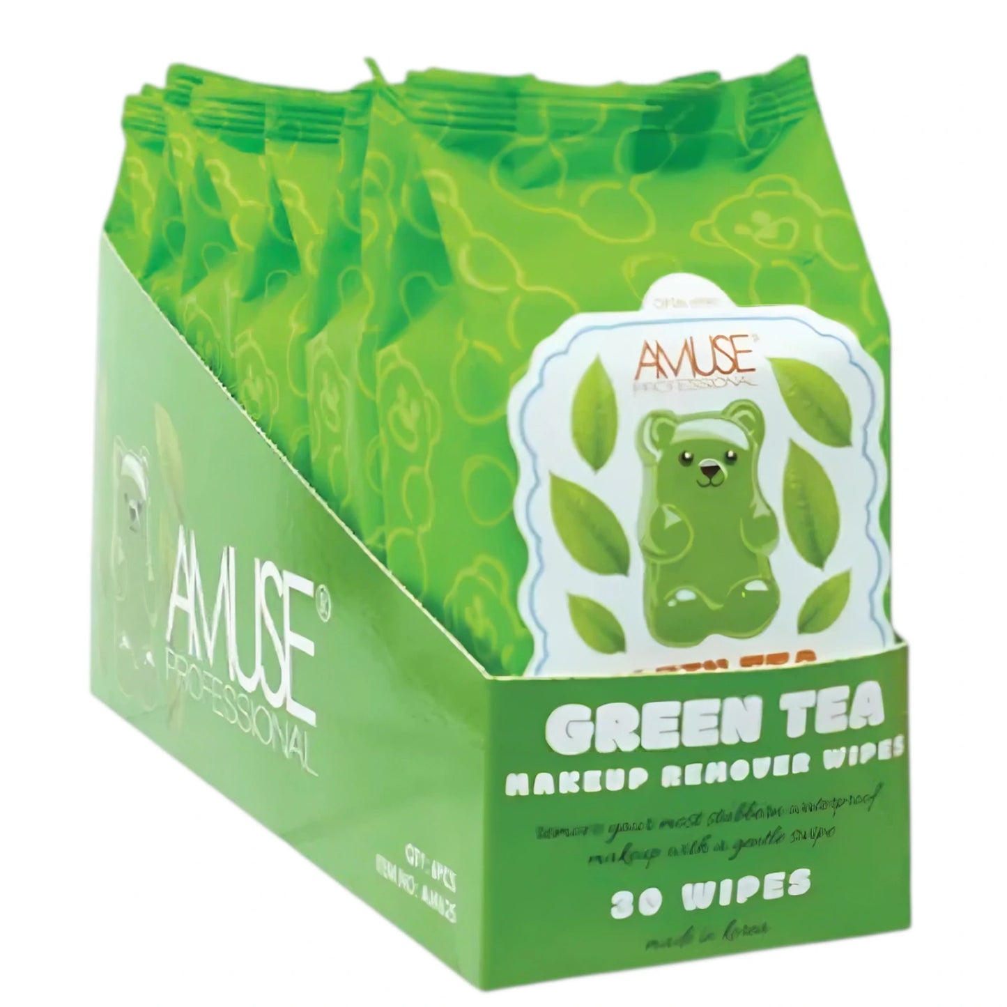 Toallitas Desmaquillantes Té Verde Amuse | Cosméticos al por Mayor