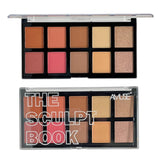 Paleta de 10 Colores The Sculpt Book Amuse | Cosméticos al por Mayor