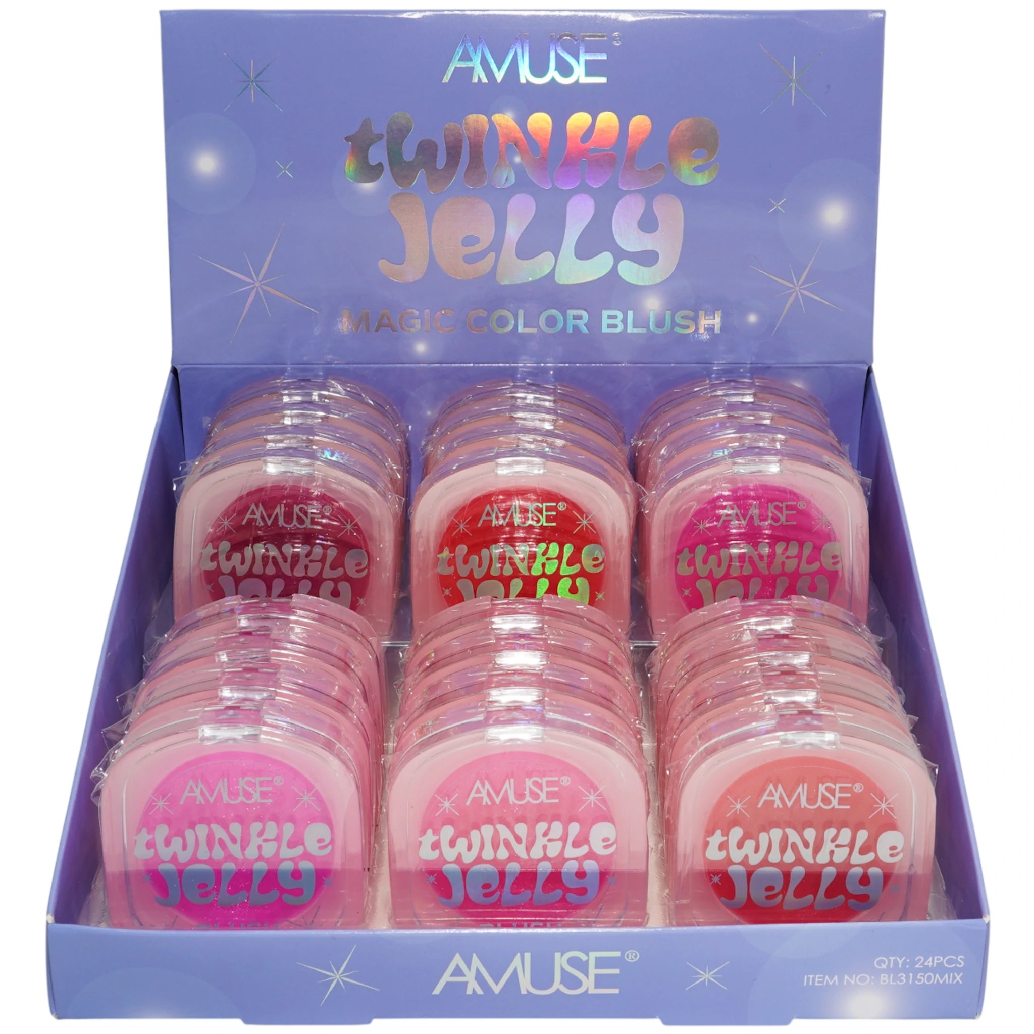Rubor Mágico Twinkle Jelly Color - Amuse | Cosméticos al por Mayor