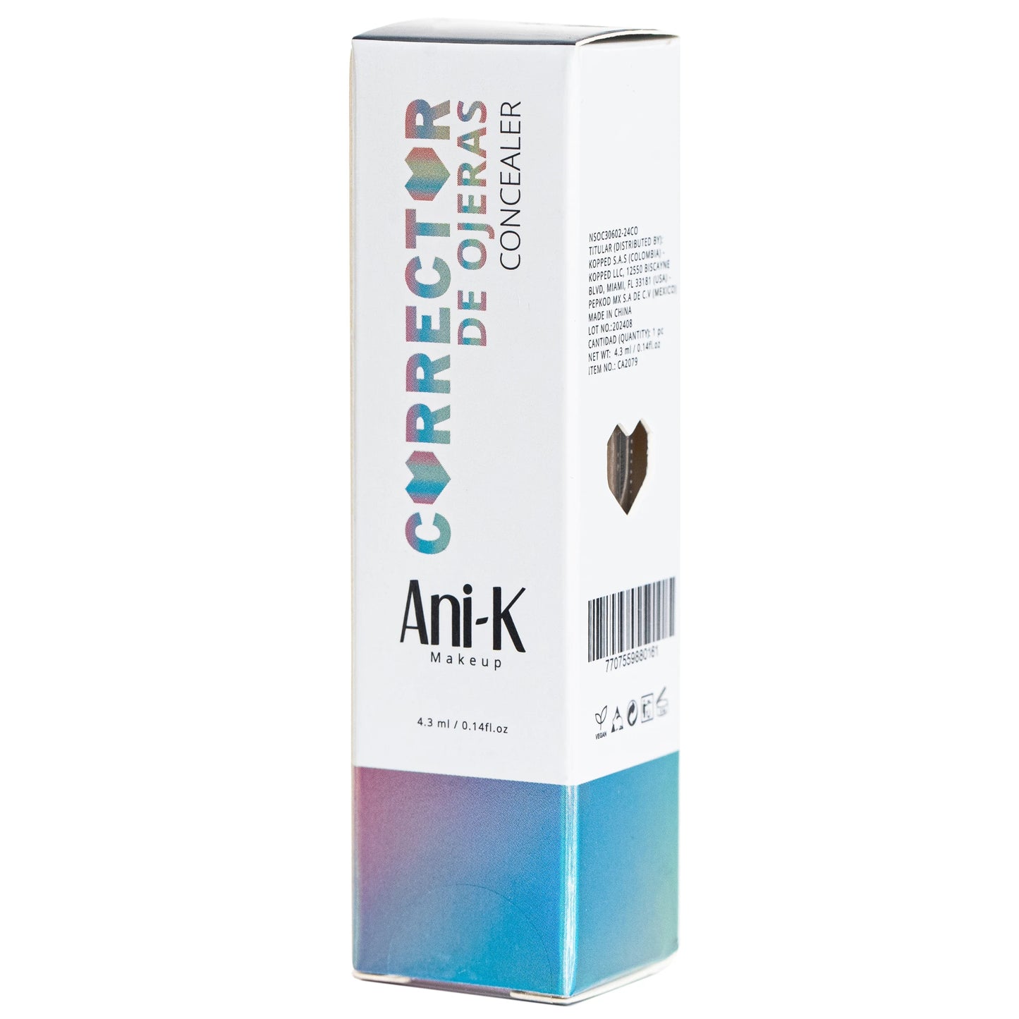 Corrector 01 Bone - Ani-K Makeup | Cosméticos al por Mayor
