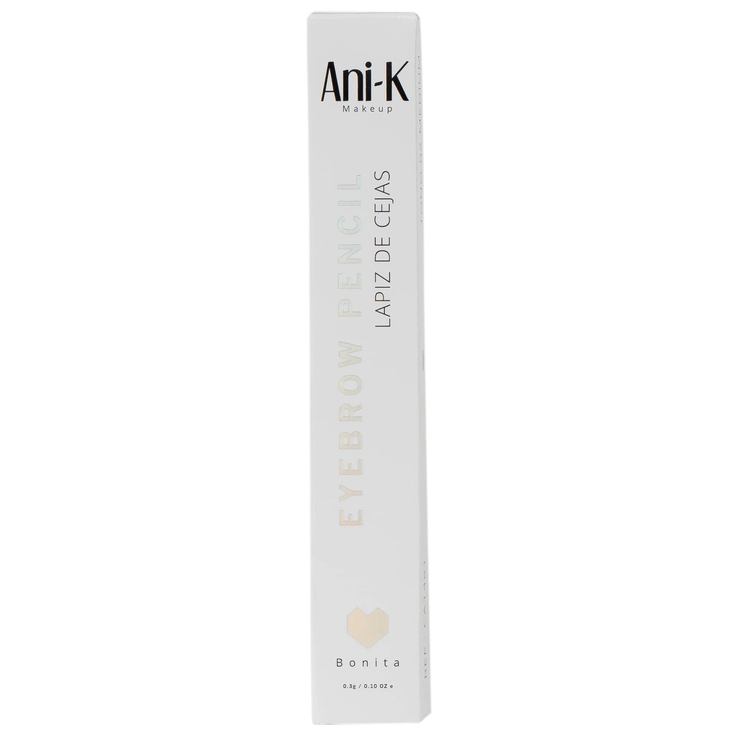 Lápiz de Cejas 02 Medium - Ani-K Makeup | Cosméticos al por Mayor