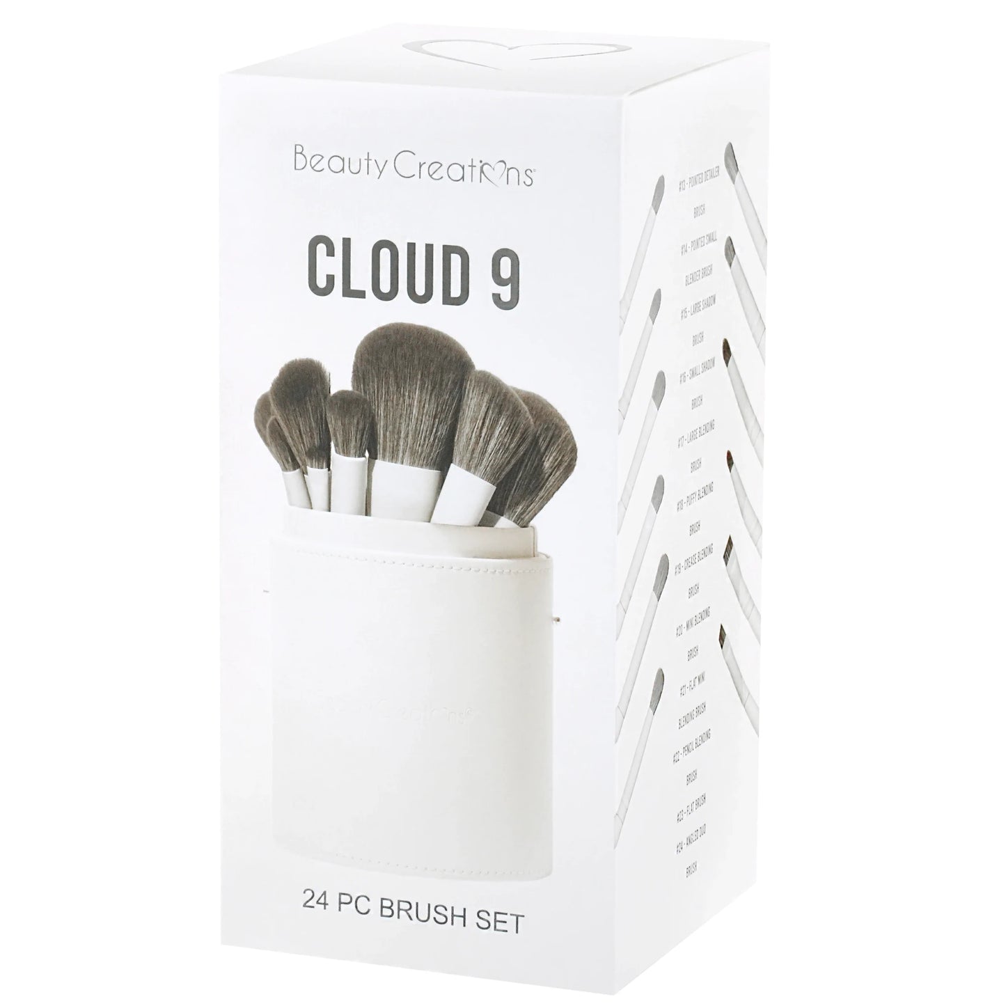 Set de 24 Brochas Cloud 9 Beauty Creations | Cosméticos al por Mayor