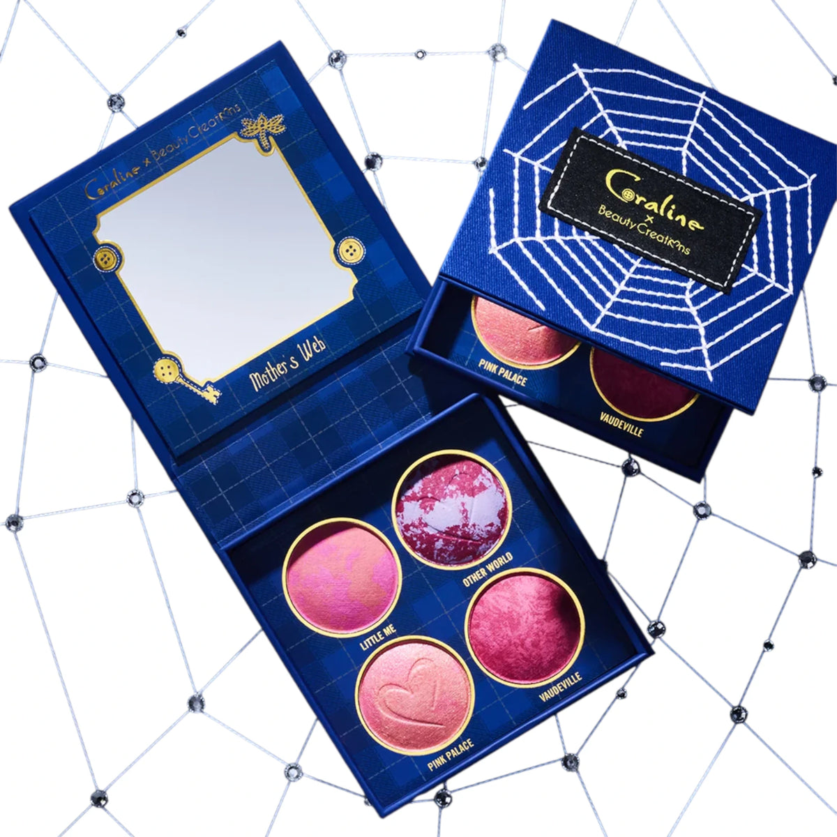 Paleta Coraline Mother's Web Beauty Creations | Cosméticos al por Mayor