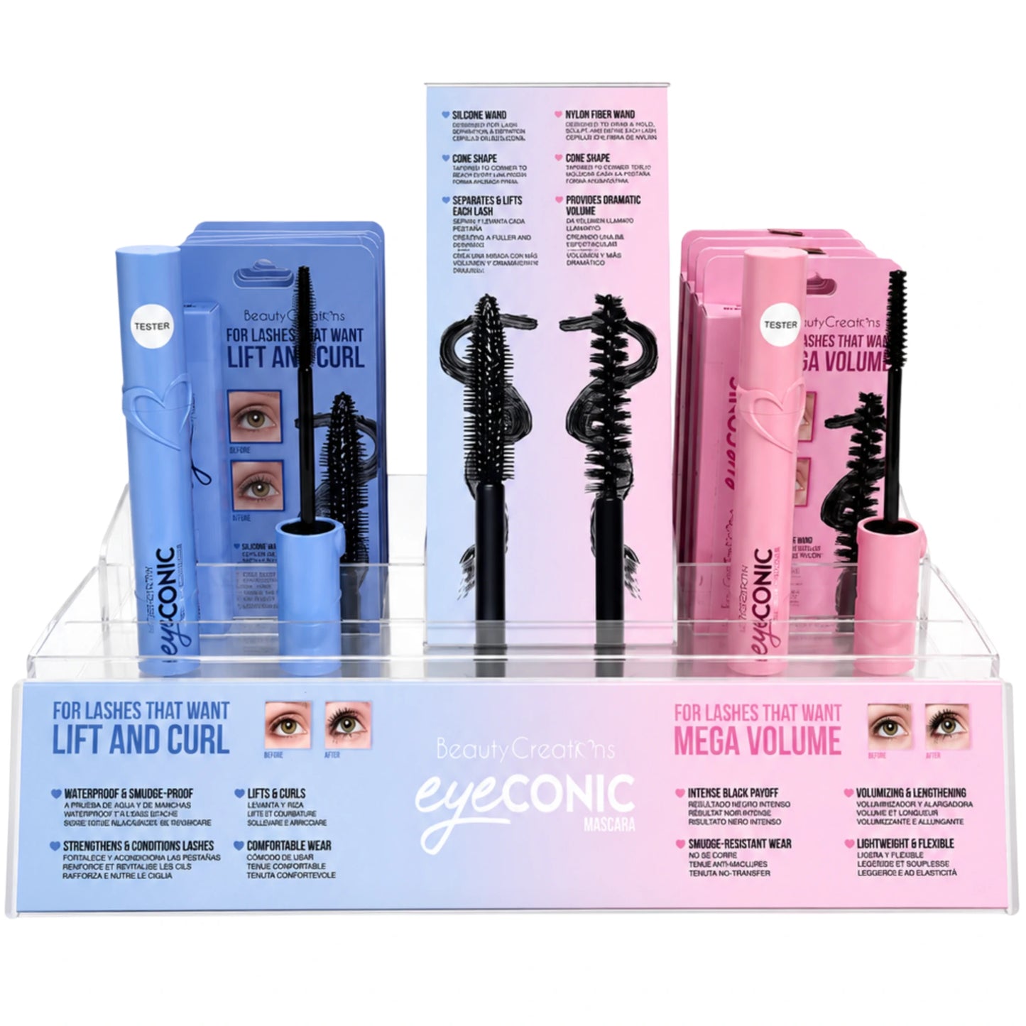 Máscara de Pestañas Eyeconic Beauty Creations | Cosméticos al por mayor