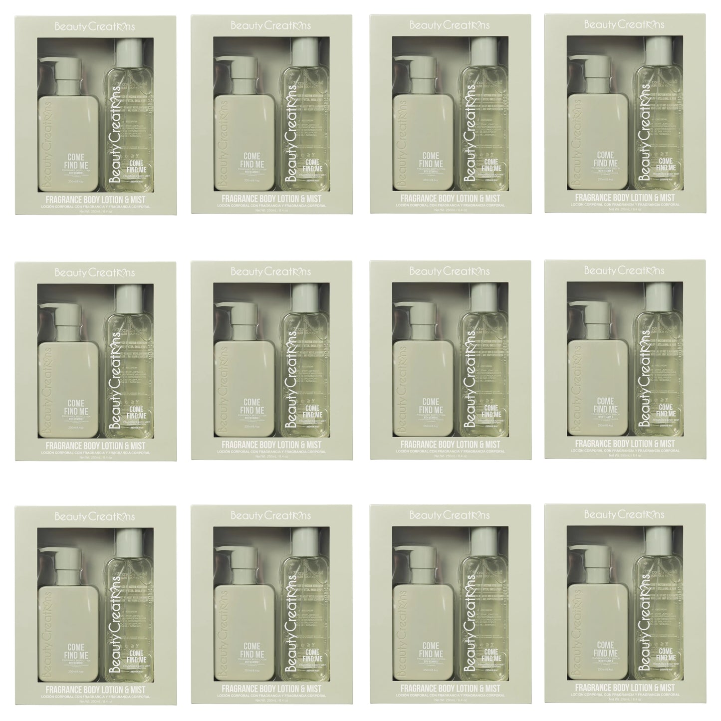 Sets de Loción Corporal y Mist Come Find Me | Cosméticos al por Mayor