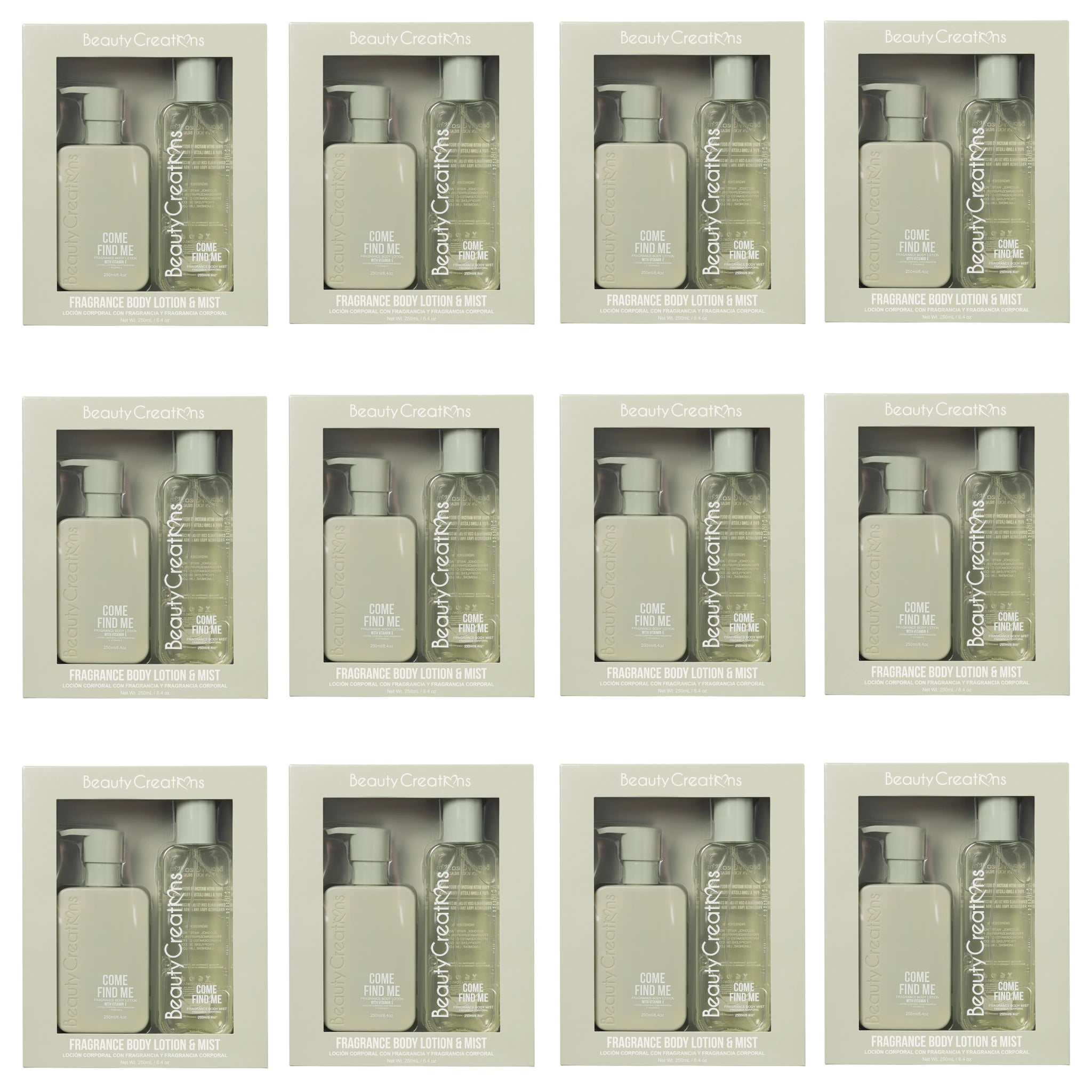 Sets de Loción Corporal y Mist Come Find Me | Cosméticos al por Mayor