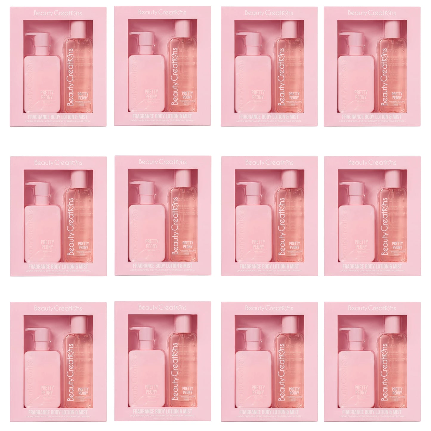 Sets de Loción Corporal y Mist Pretty Peony | Cosméticos al por Mayor