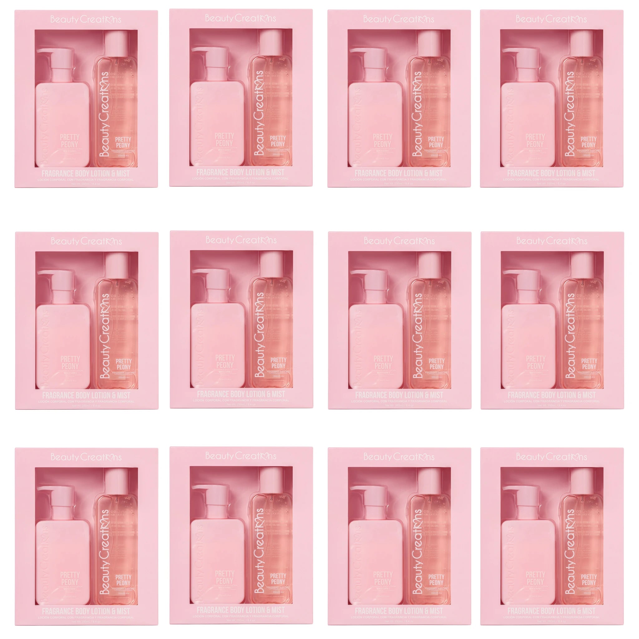 Sets de Loción Corporal y Mist Pretty Peony | Cosméticos al por Mayor