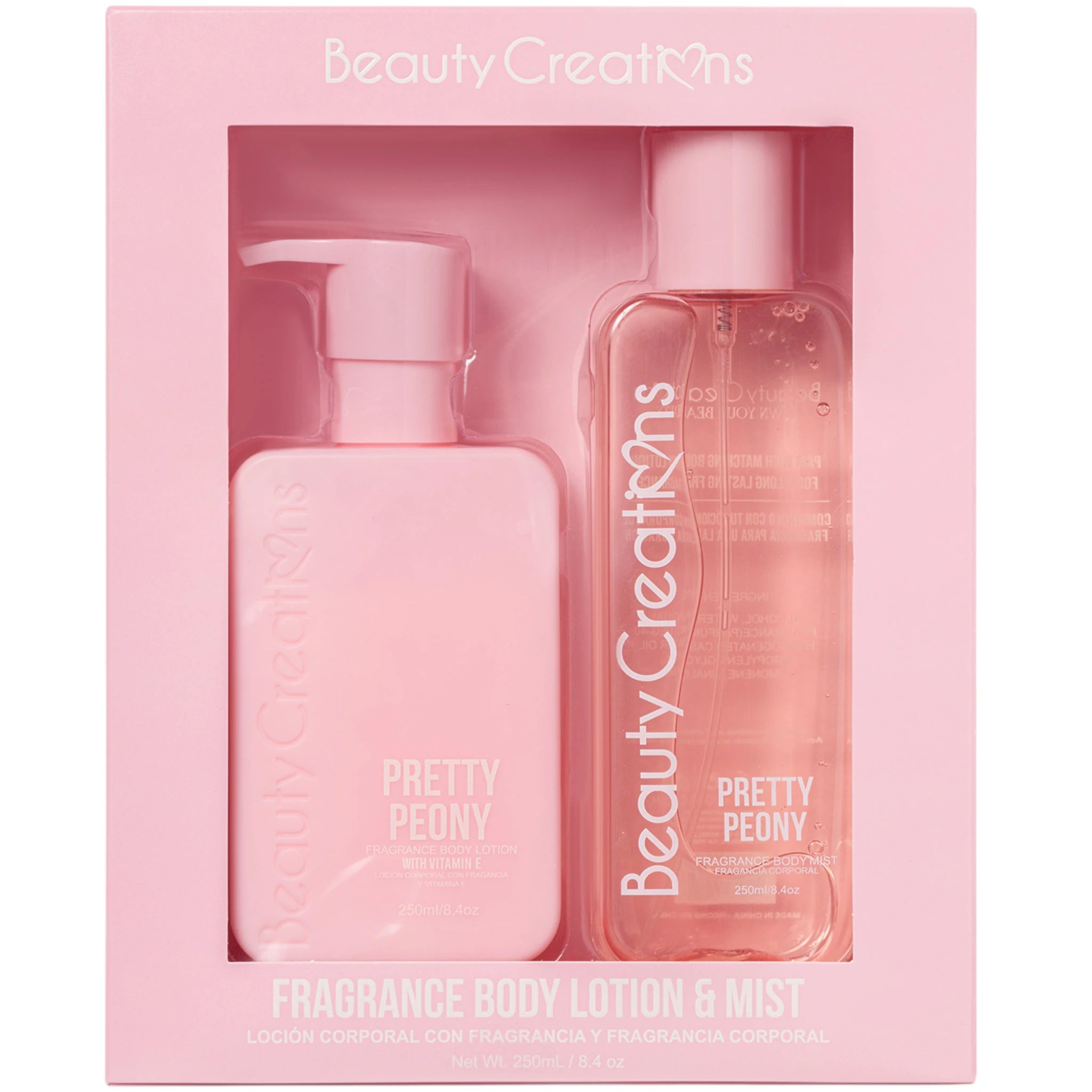 Sets de Loción Corporal y Mist Pretty Peony | Cosméticos al por Mayor