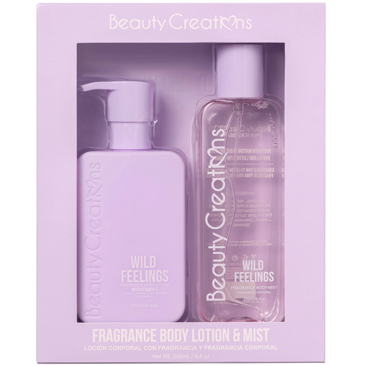Sets de Loción Corporal y Mist Wild Feelings | Cosméticos al por Mayor