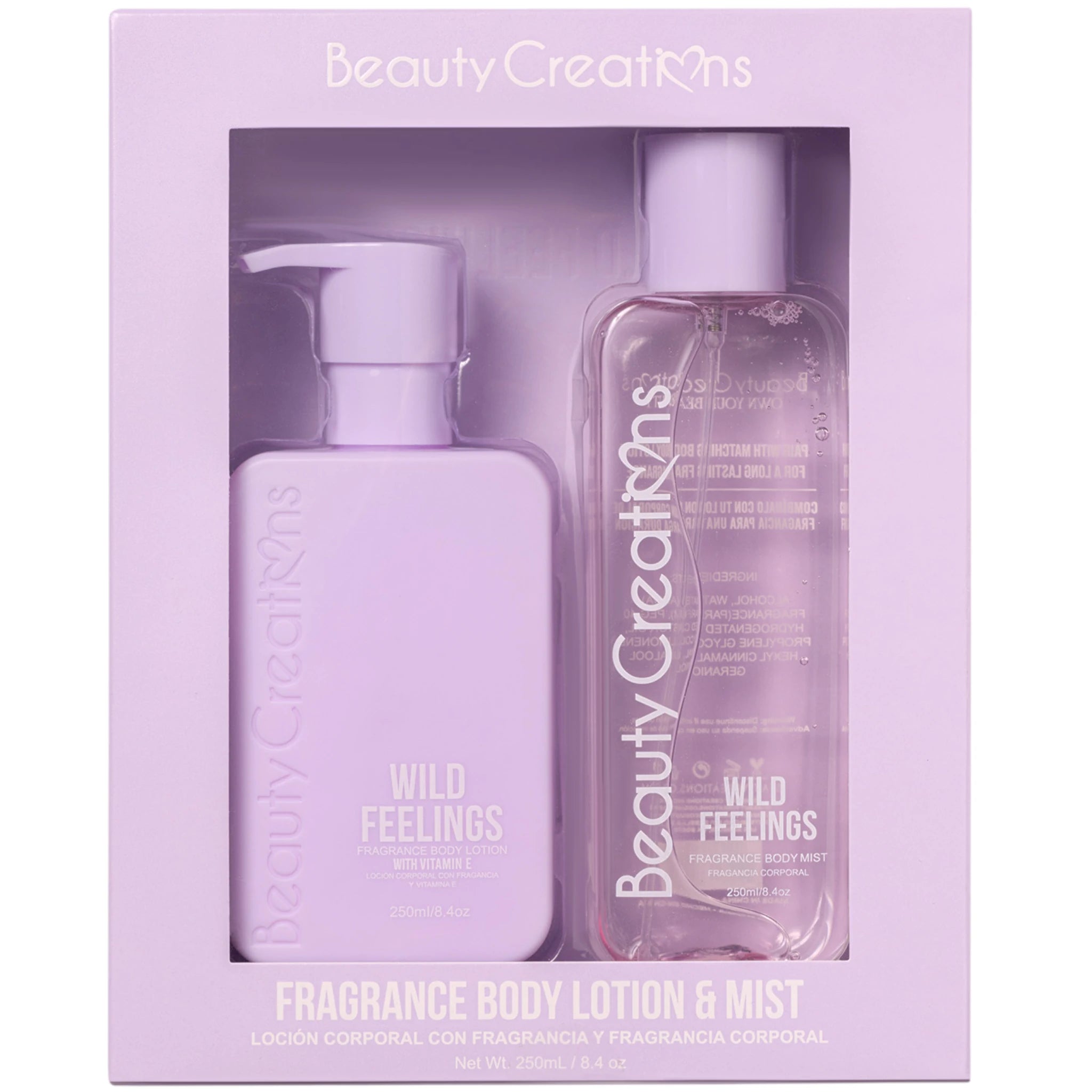 Sets de Loción Corporal y Mist Wild Feelings | Cosméticos al por Mayor
