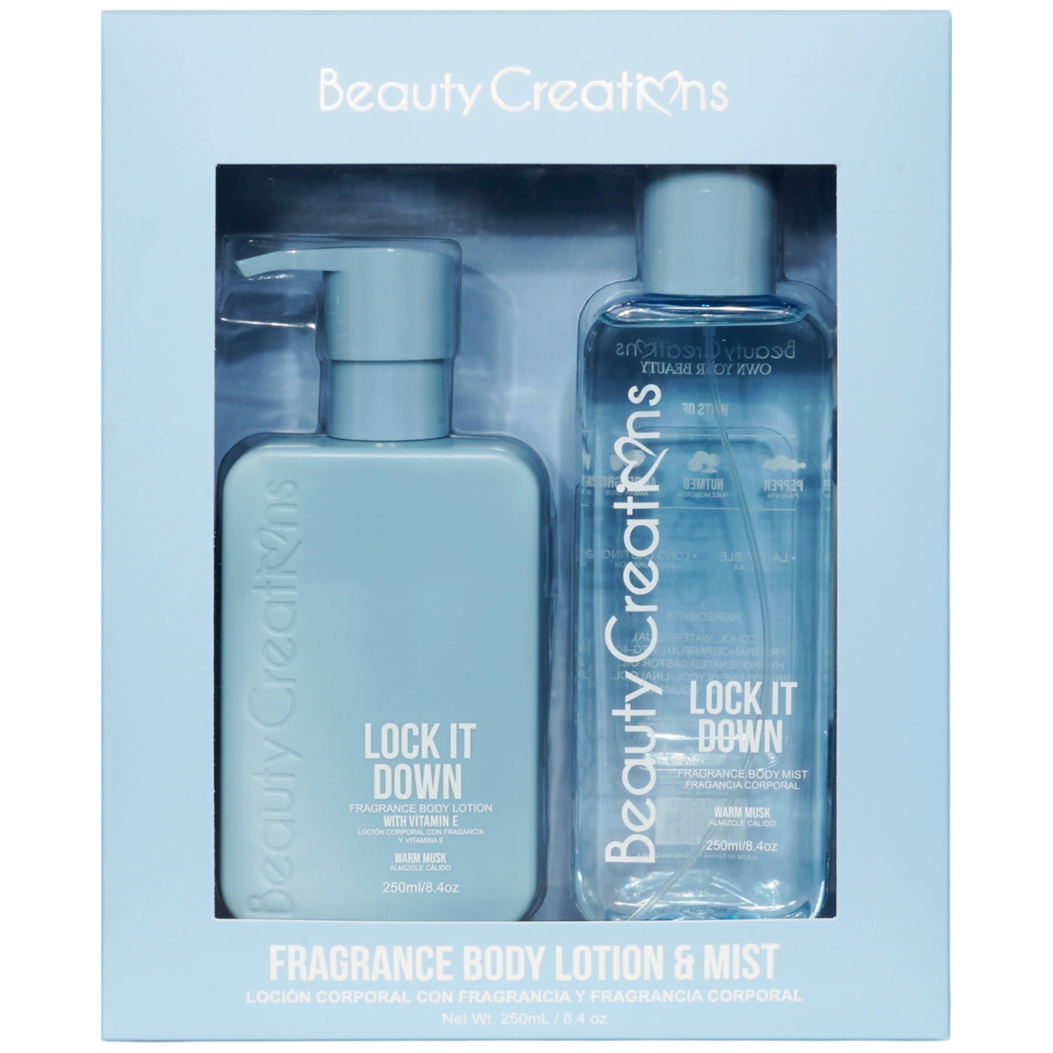 Loción Corporal y Mist Perfumados Beauty Creations | Cosméticos al por Mayor