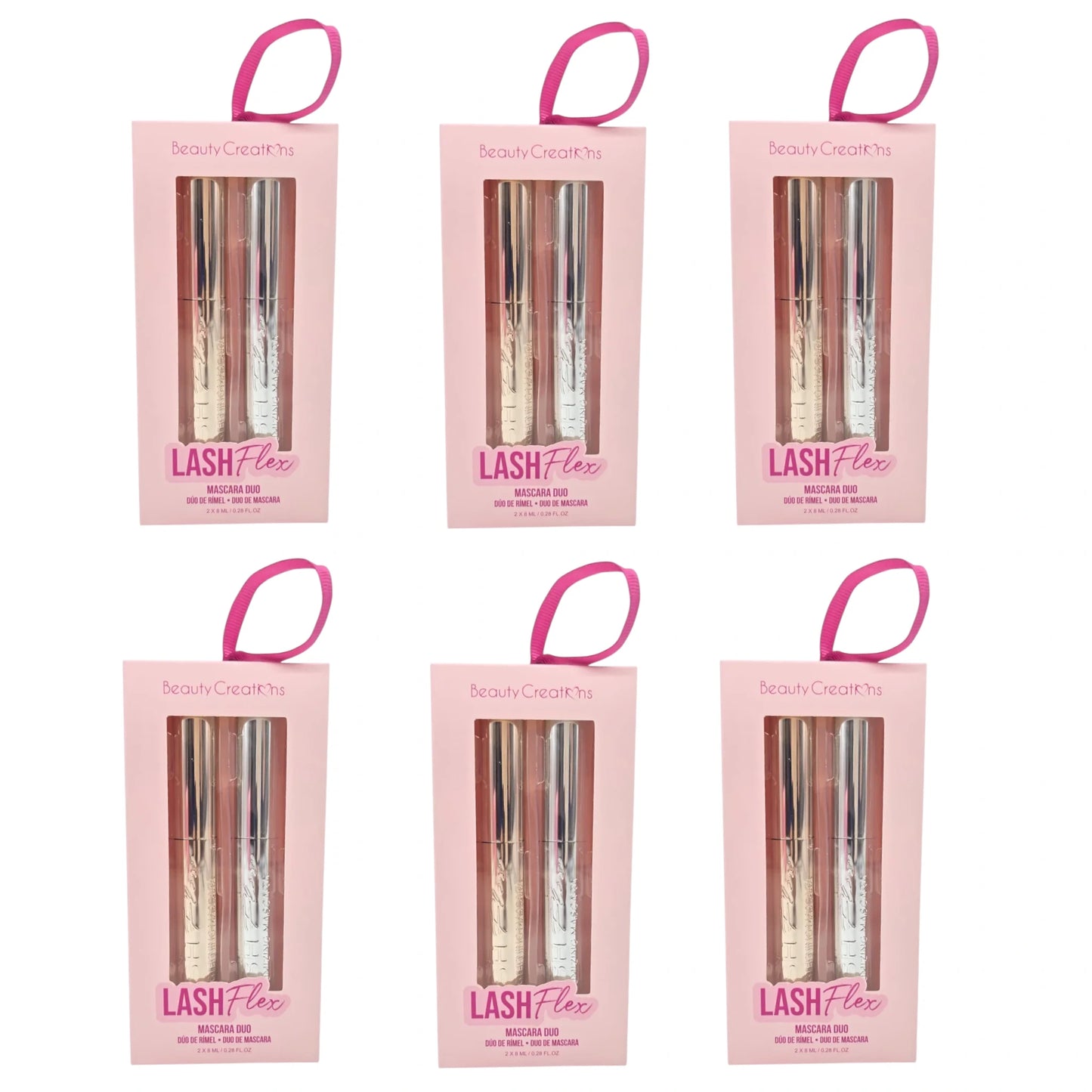 Dúo de Máscaras Lash Flex Beauty Creations - Venta al por Mayor 6 Sets (EM-DUO)