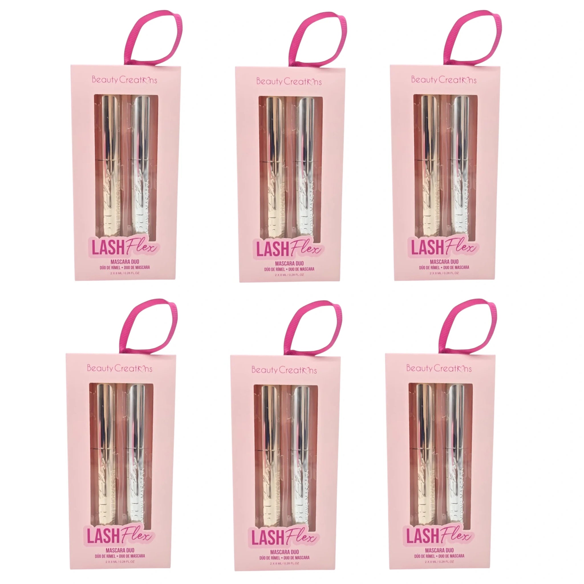 Dúo de Máscaras Lash Flex Beauty Creations - Venta al por Mayor 6 Sets (EM-DUO)