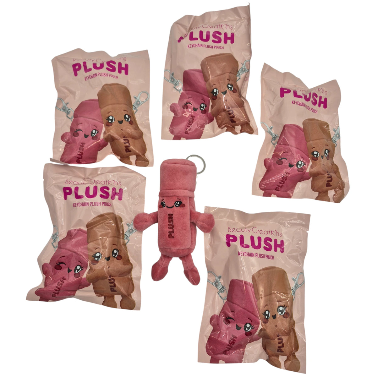 Bolsa de Felpa Llavero Peluche Beauty Creations | Cosméticos al por Mayor