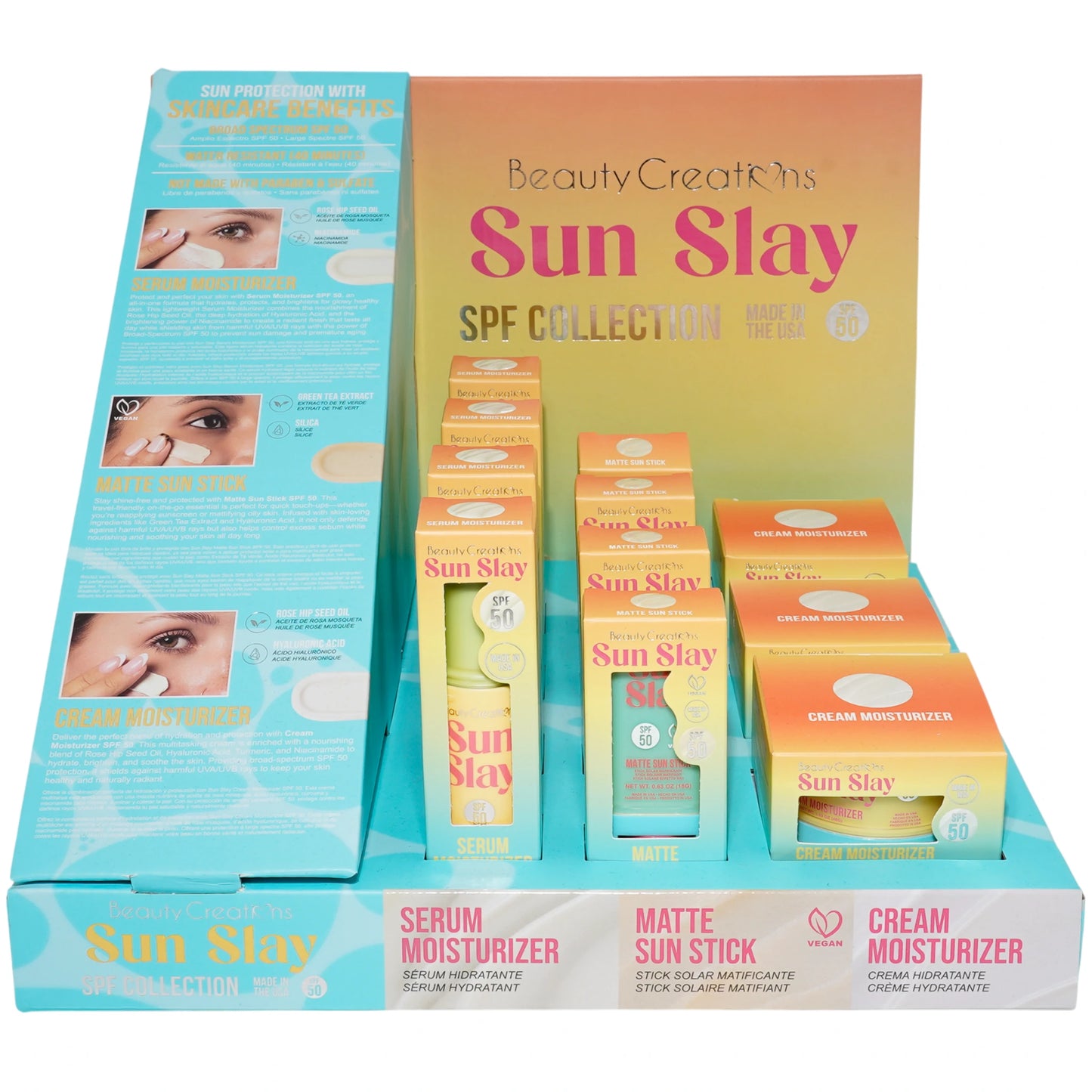 Colección Sun Slay SPF - Beauty Creations  | Cosméticos al por Mayor